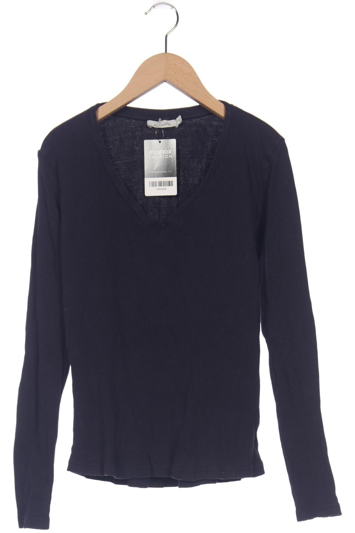 

hessnatur Damen Langarmshirt, marineblau, Gr. 38