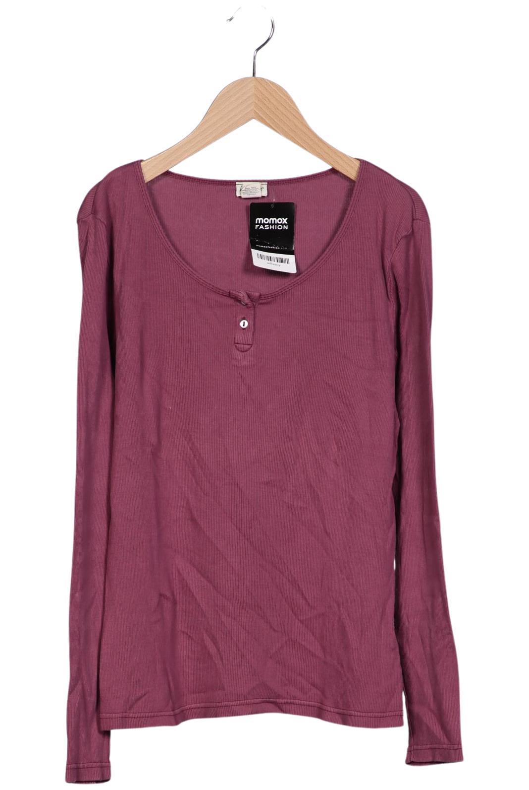 

hessnatur Damen Langarmshirt, bordeaux, Gr. 40