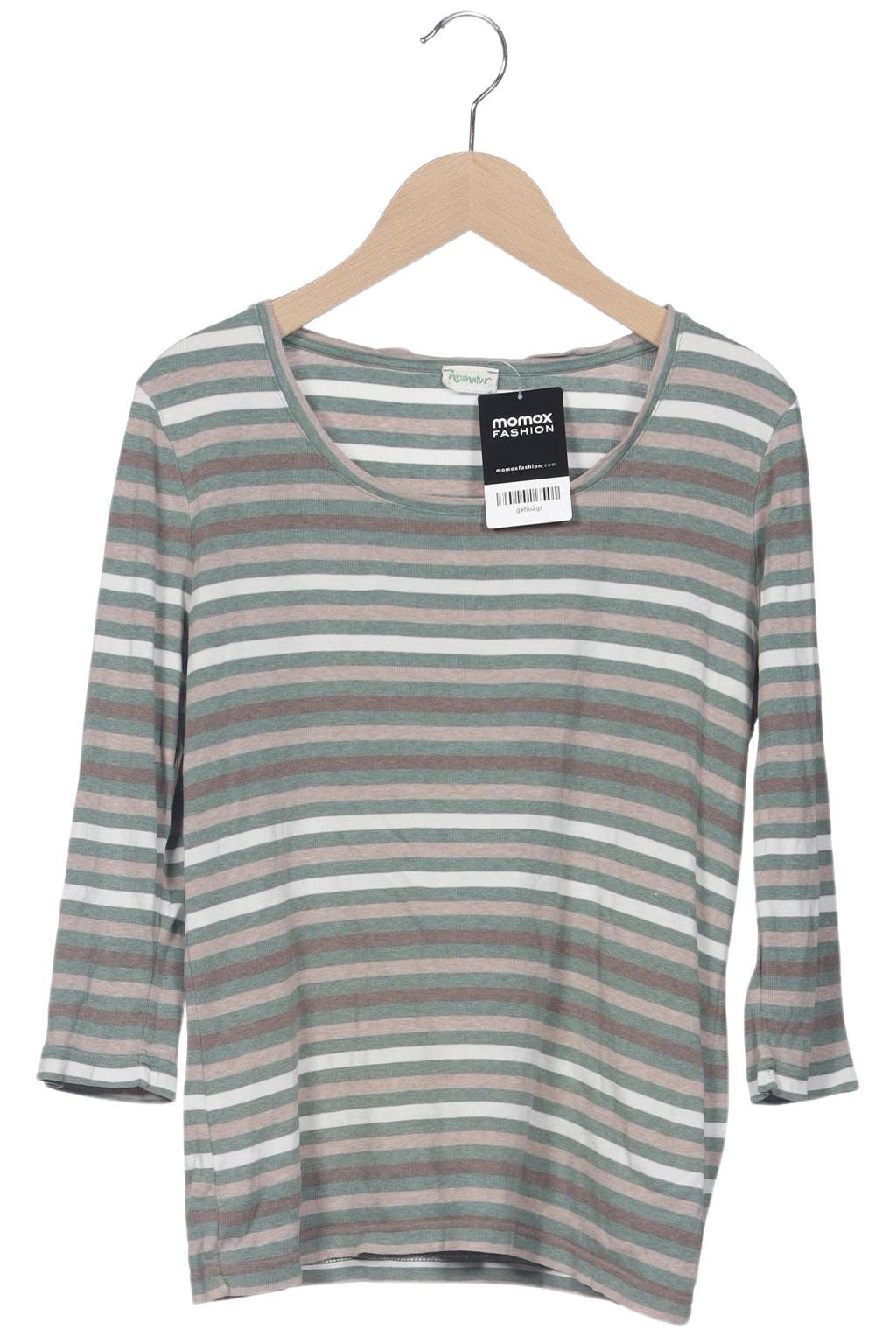 

hessnatur Damen Langarmshirt, grün, Gr. 36