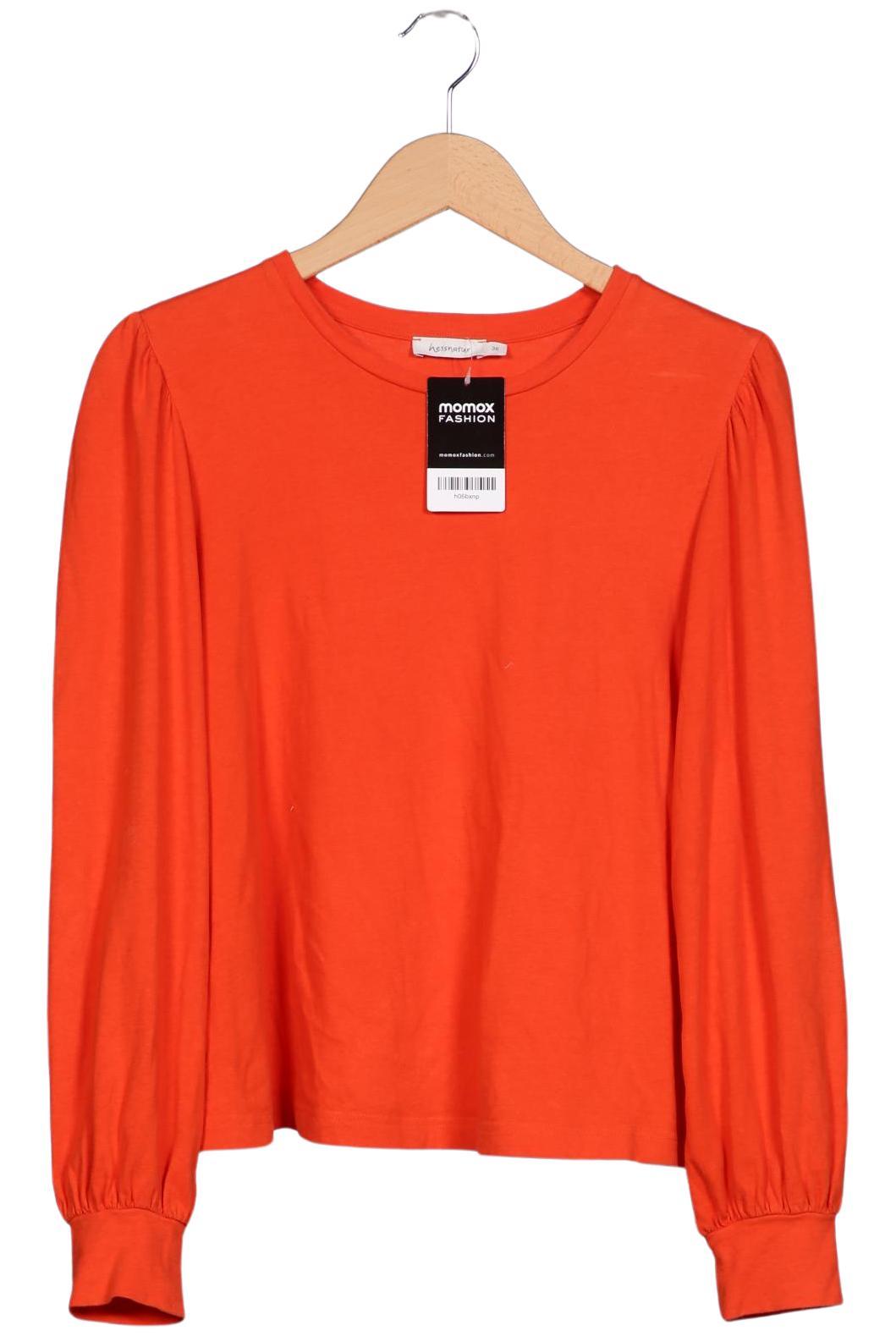 

hessnatur Damen Langarmshirt, orange, Gr. 36