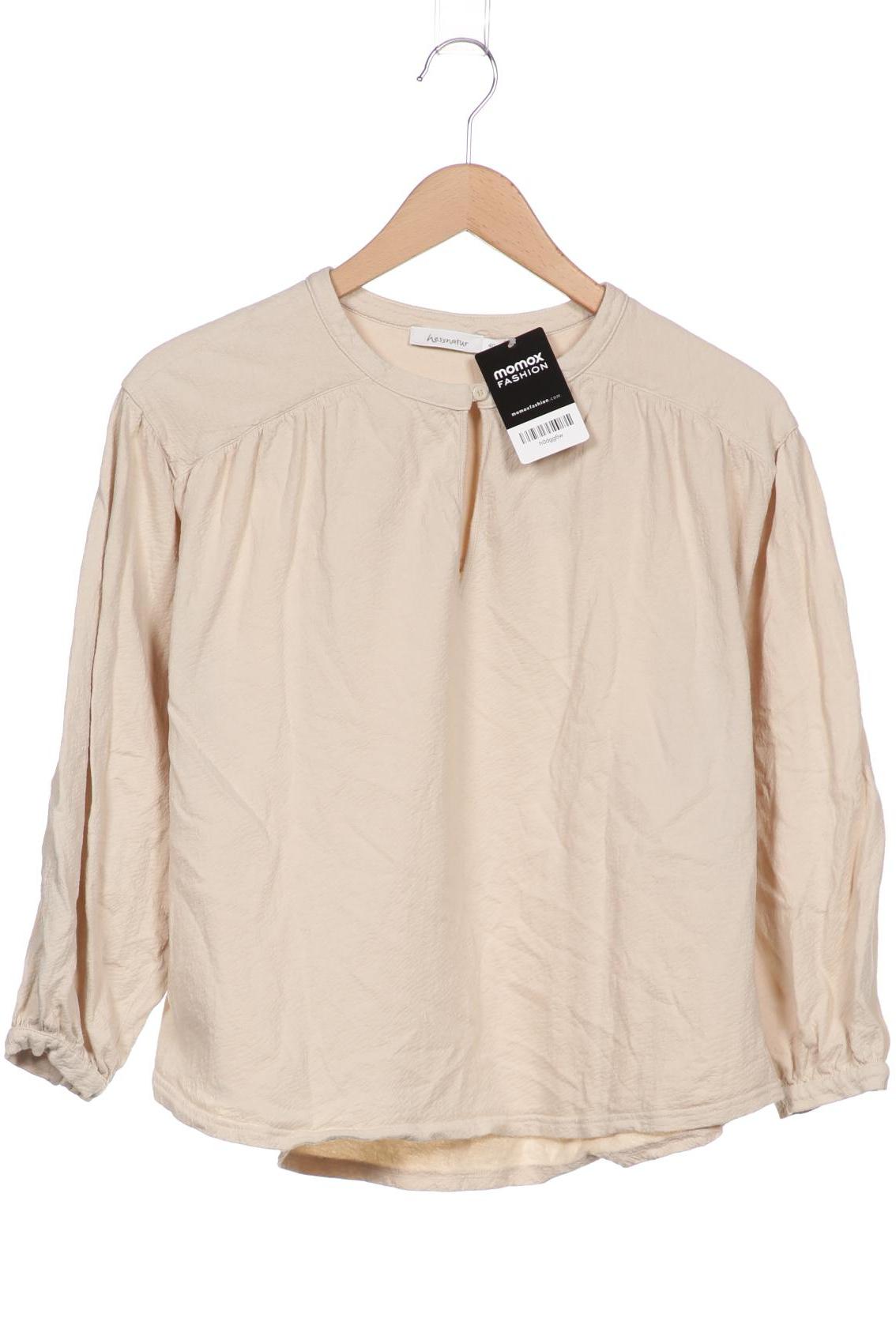 

hessnatur Damen Langarmshirt, beige, Gr. 40