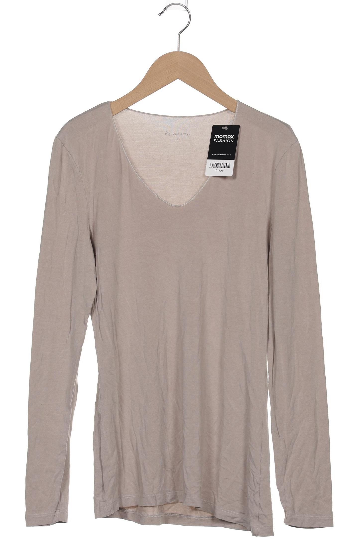 

hessnatur Damen Langarmshirt, grau, Gr. 40