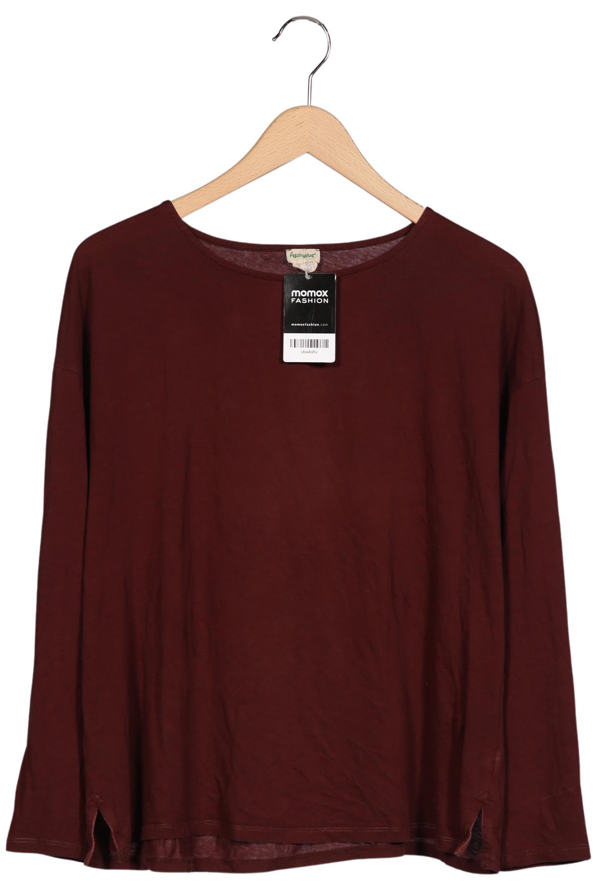 

hessnatur Damen Langarmshirt, braun, Gr. 40