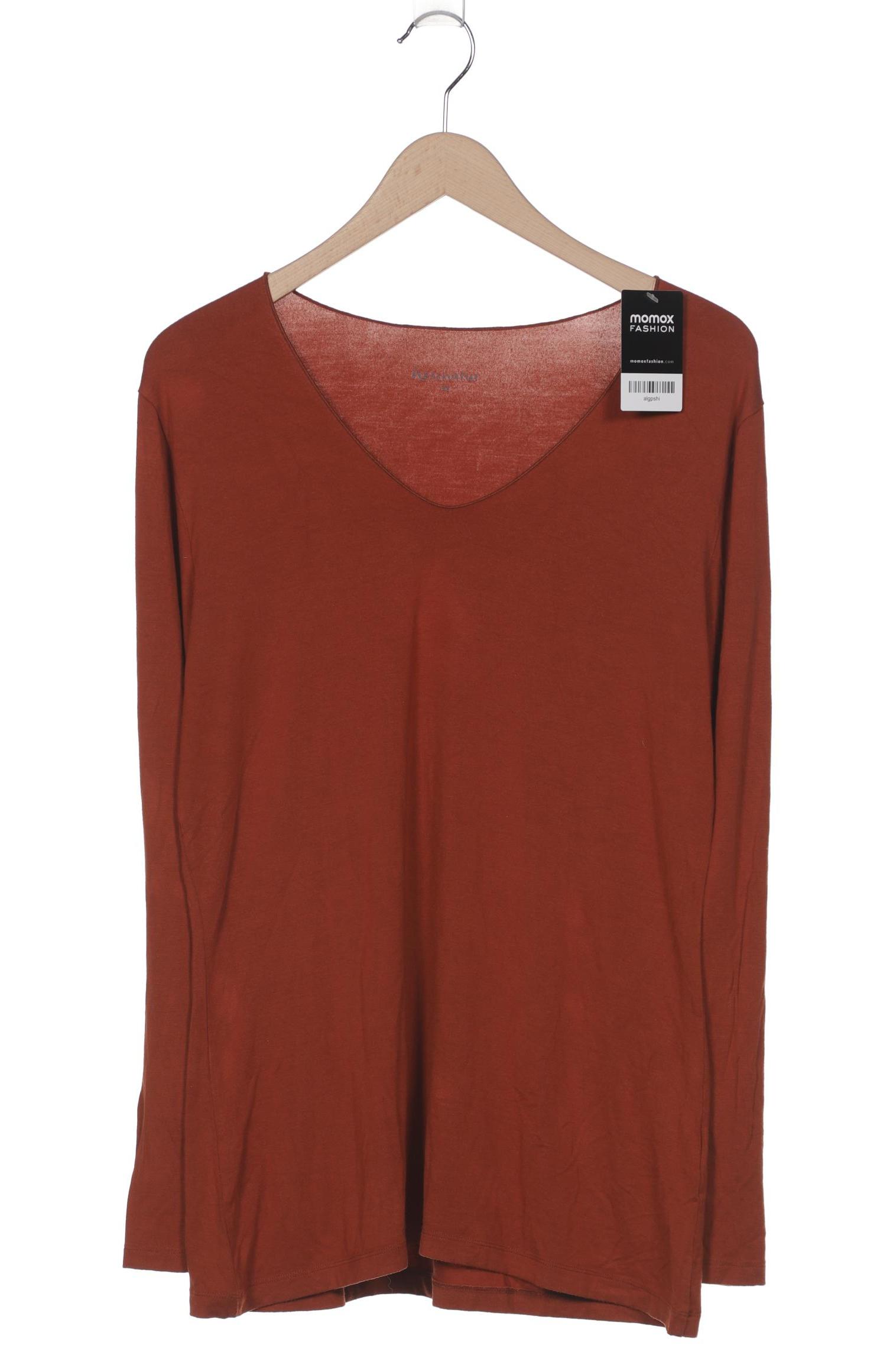 

hessnatur Damen Langarmshirt, orange, Gr. 46