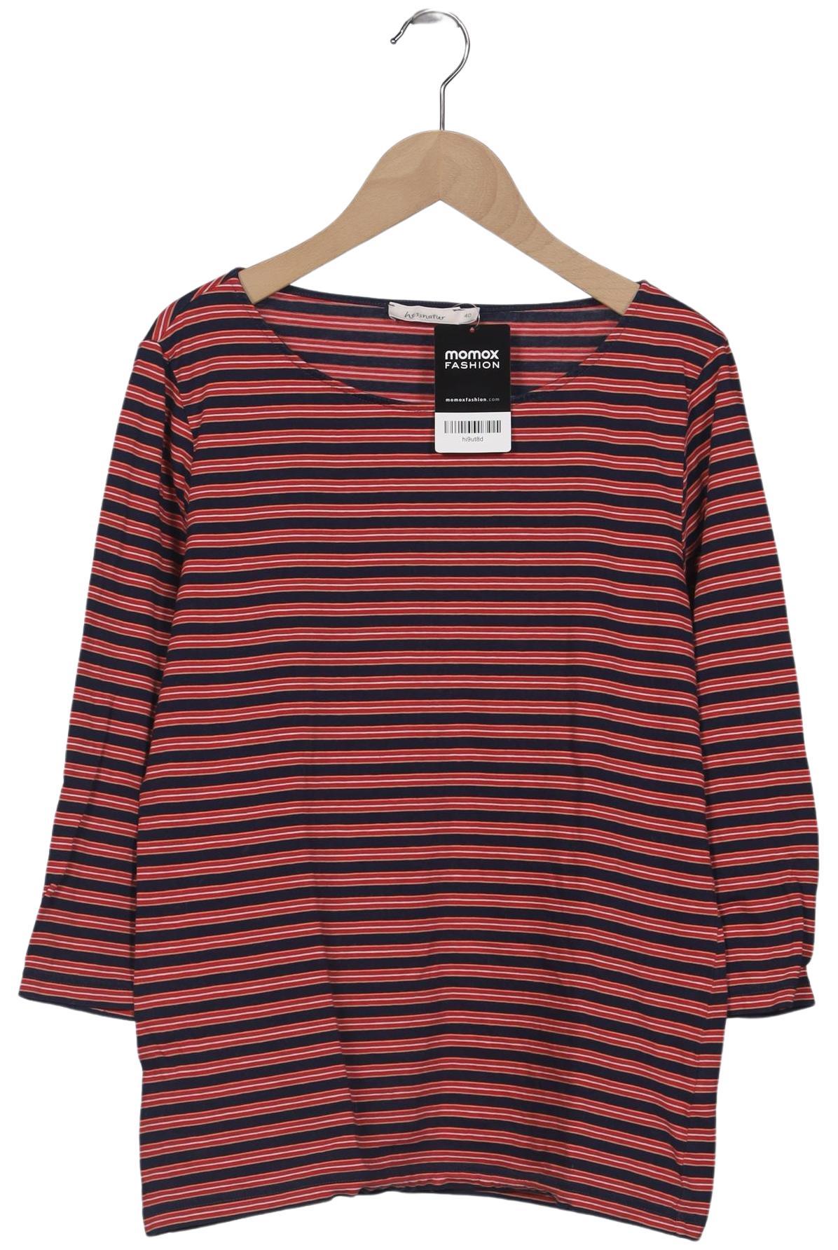 

hessnatur Damen Langarmshirt, mehrfarbig, Gr. 40