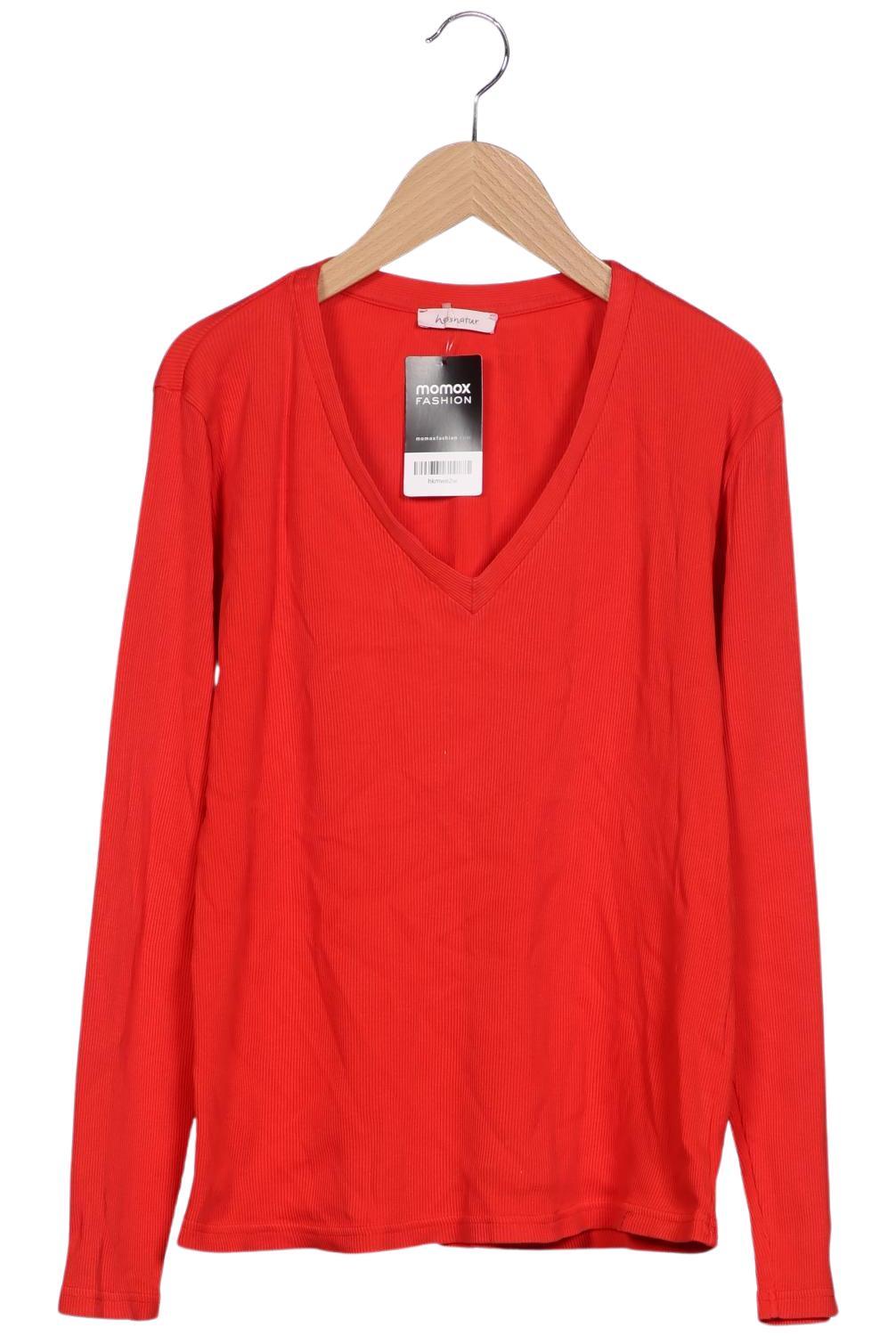 

hessnatur Damen Langarmshirt, rot, Gr. 44