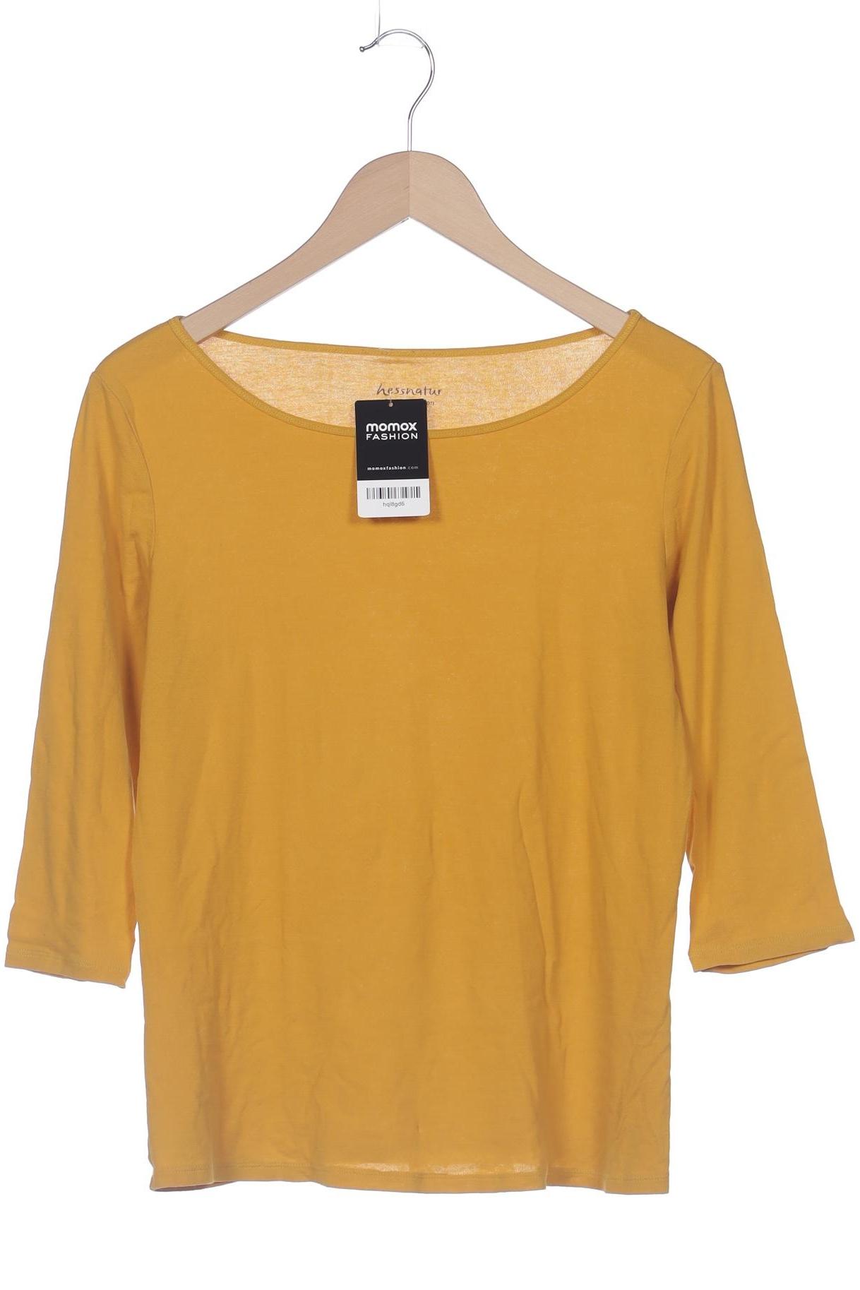 

hessnatur Damen Langarmshirt, orange, Gr. 44