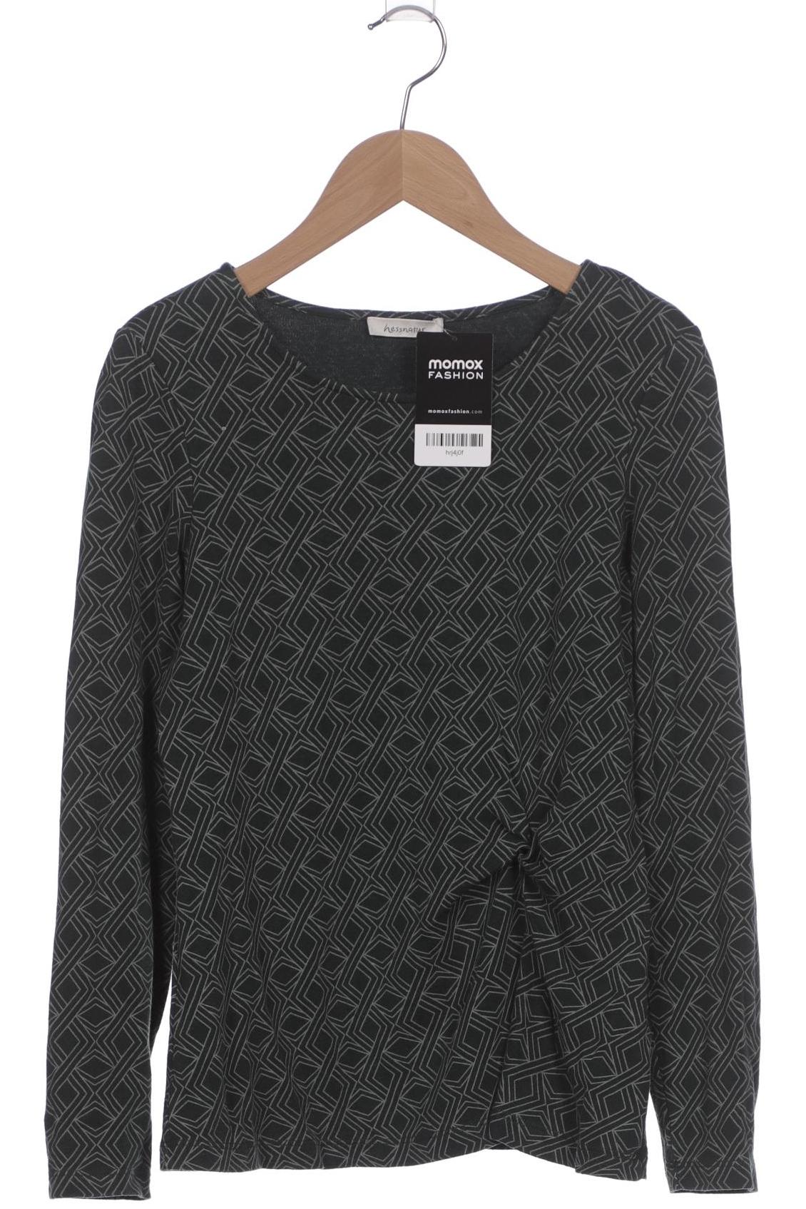 

hessnatur Damen Langarmshirt, grün, Gr. 38