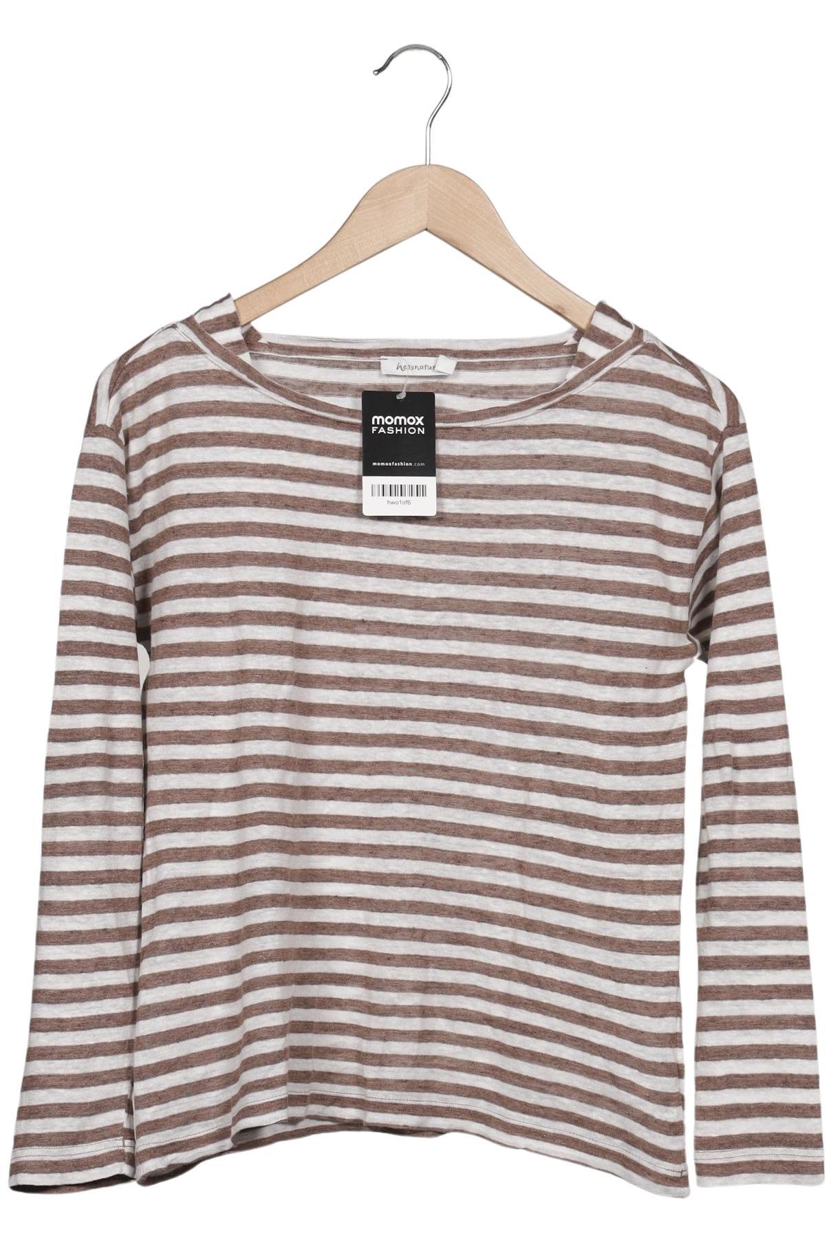 

hessnatur Damen Langarmshirt, mehrfarbig, Gr. 34