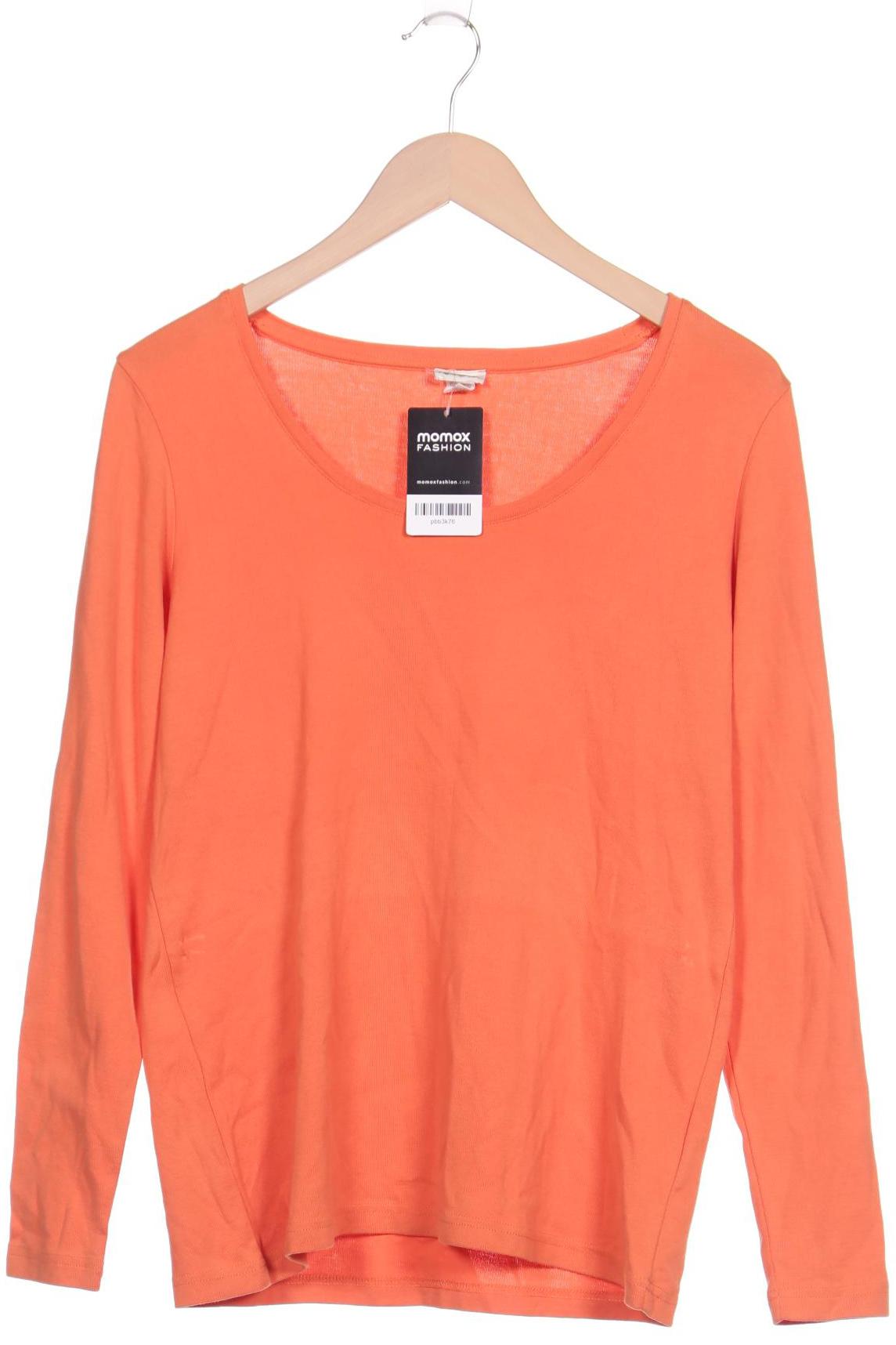 

hessnatur Damen Langarmshirt, orange, Gr. 44