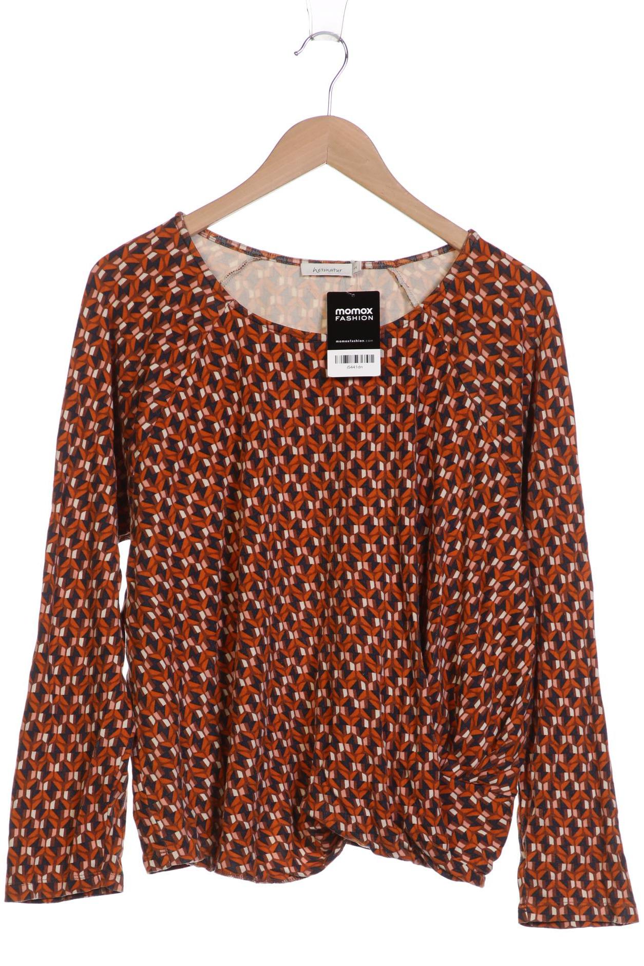 

hessnatur Damen Langarmshirt, orange, Gr. 44