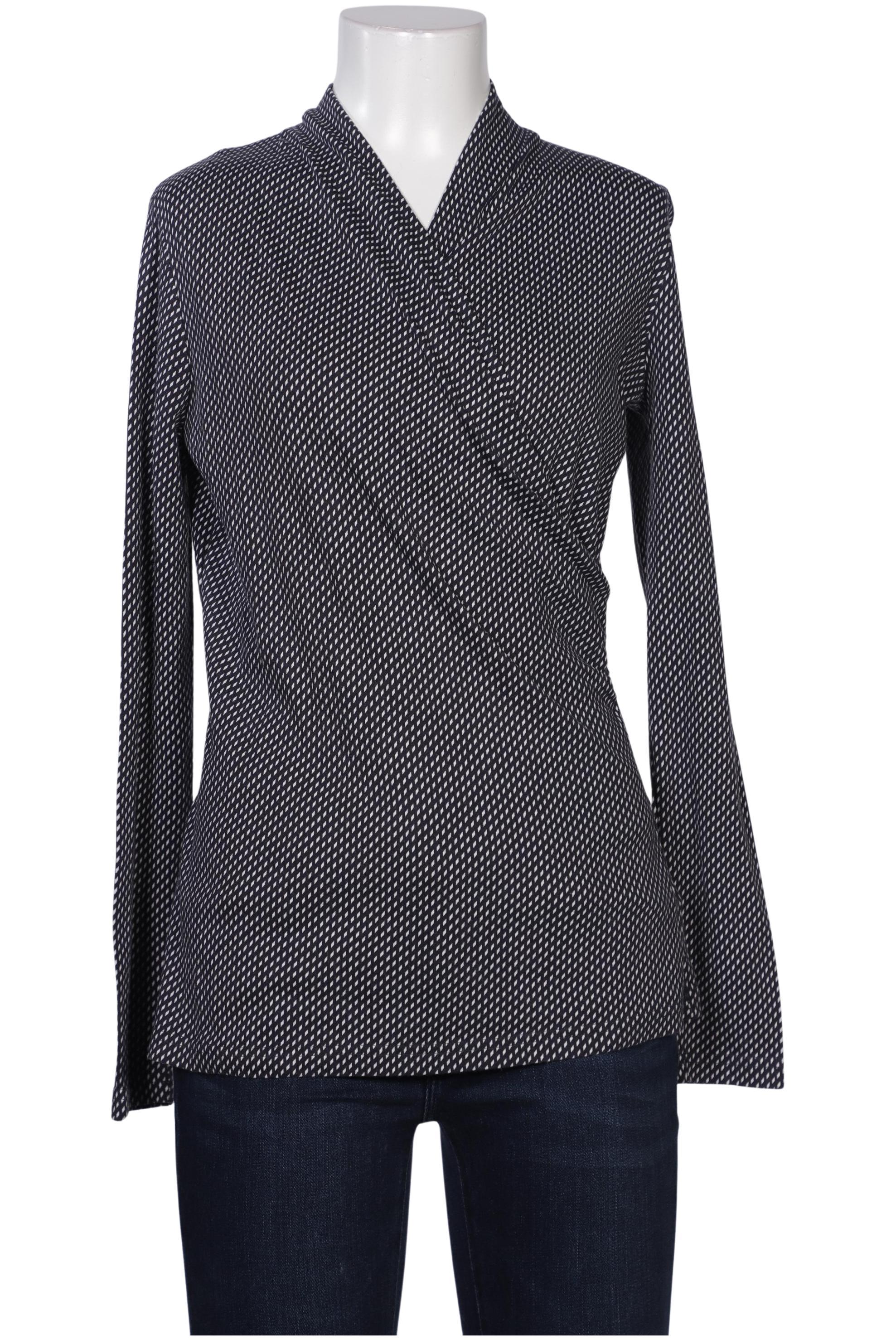 

hessnatur Damen Langarmshirt, marineblau, Gr. 38