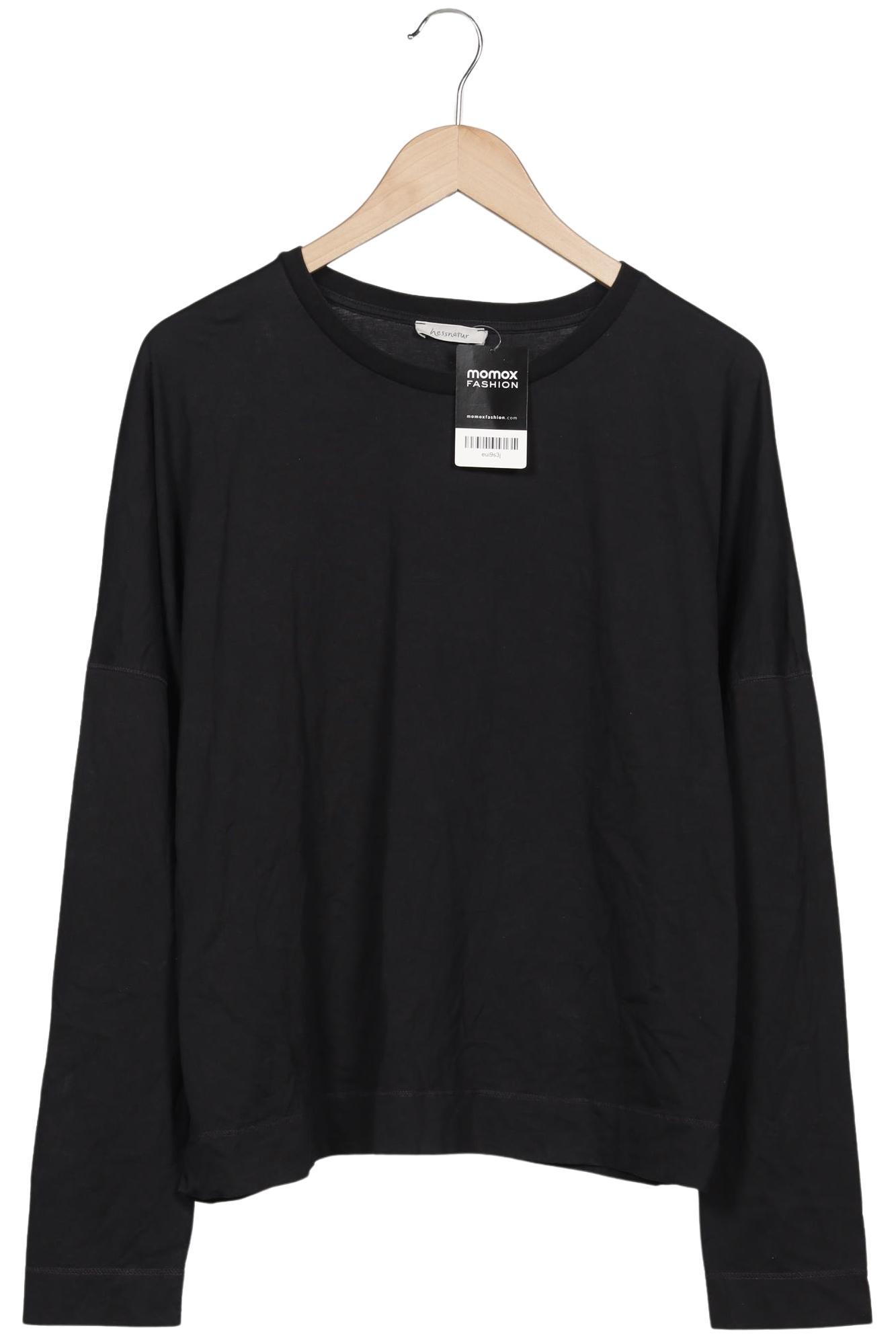 

hessnatur Damen Langarmshirt, schwarz, Gr. 44