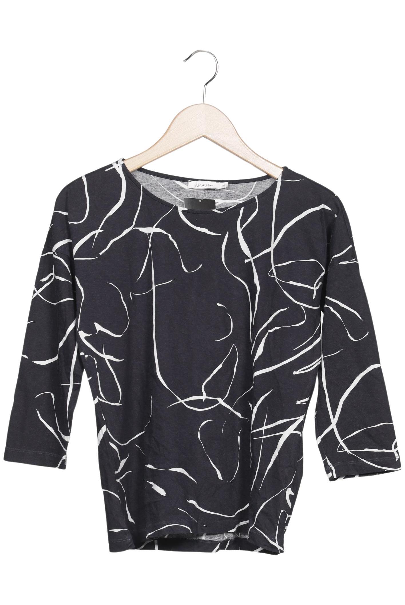 

hessnatur Damen Langarmshirt, mehrfarbig, Gr. 36