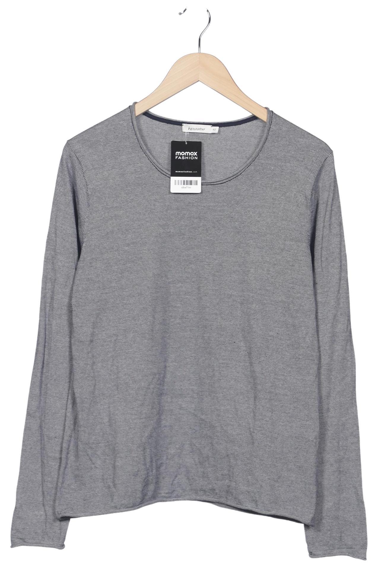 

hessnatur Damen Langarmshirt, grau, Gr. 42