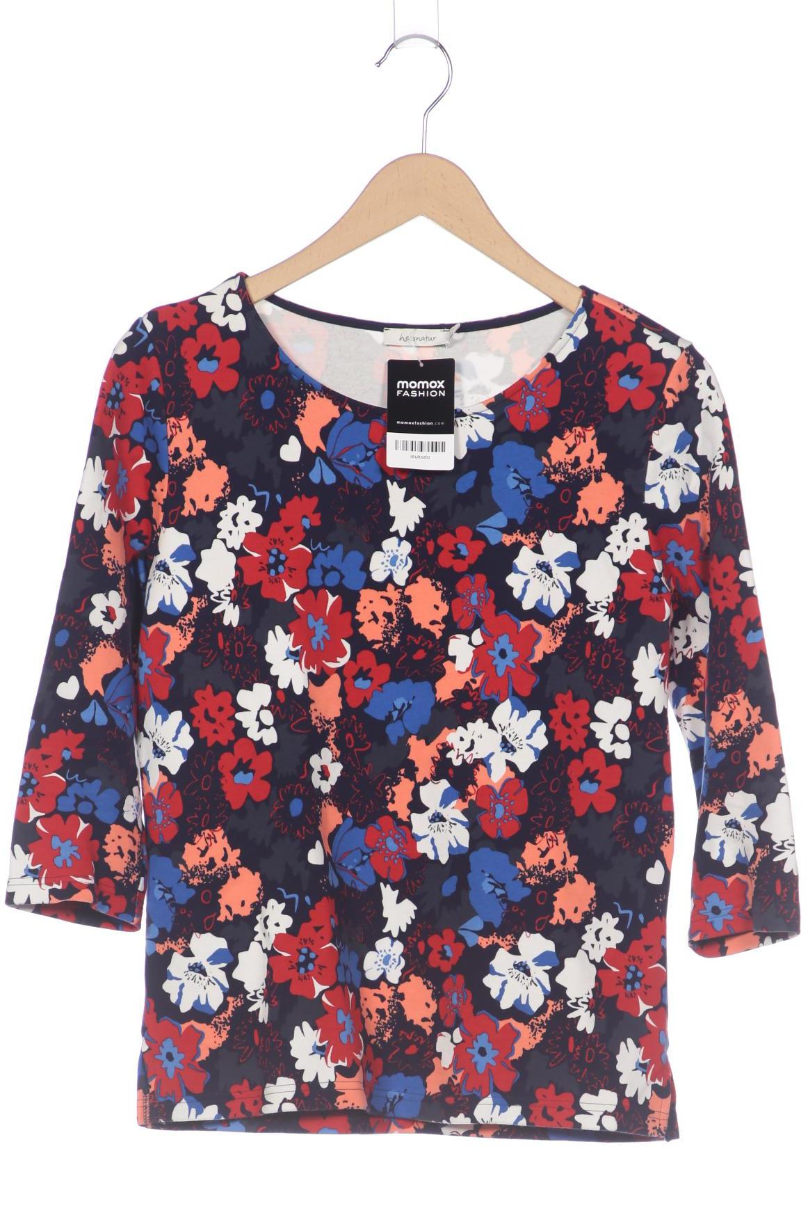 

hessnatur Damen Langarmshirt, mehrfarbig, Gr. 40