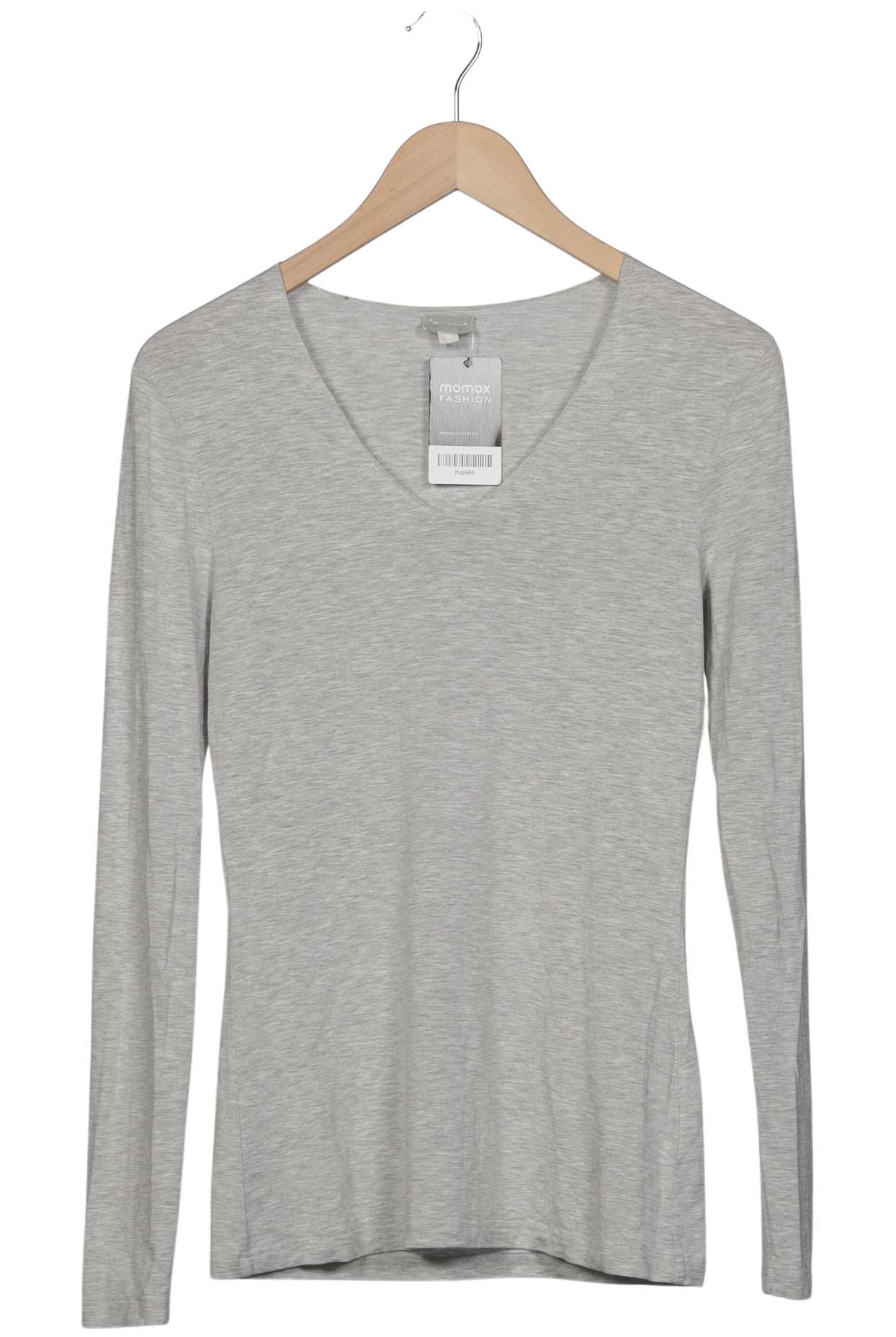 

hessnatur Damen Langarmshirt, grau, Gr. 38