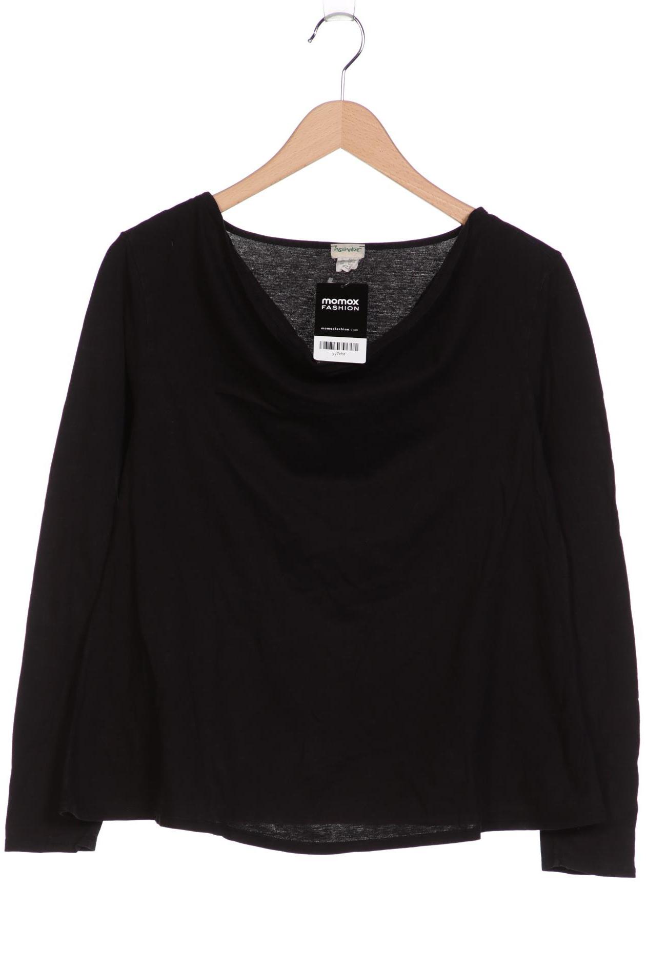 

hessnatur Damen Langarmshirt, schwarz, Gr. 40