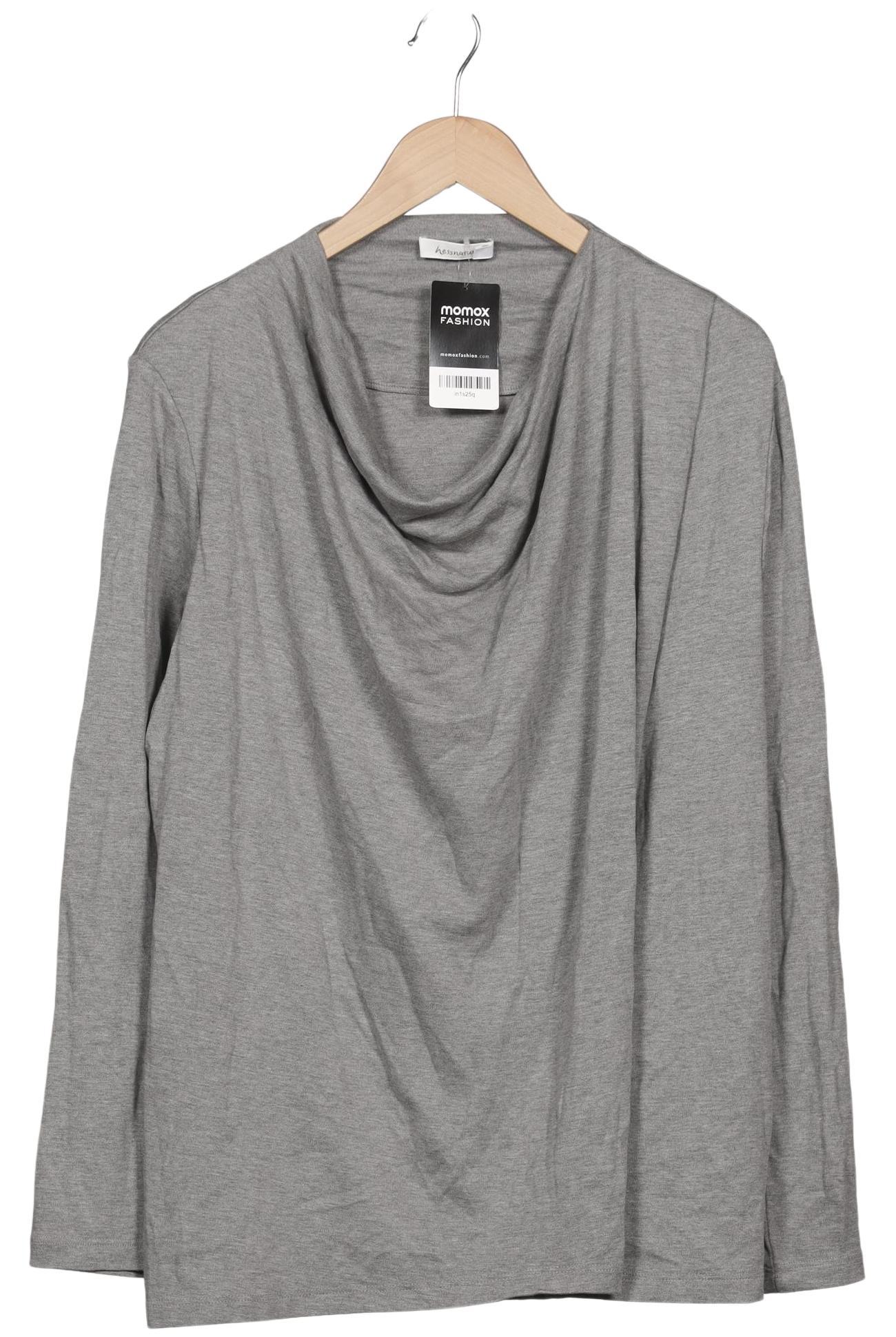 

hessnatur Damen Langarmshirt, grau, Gr. 46