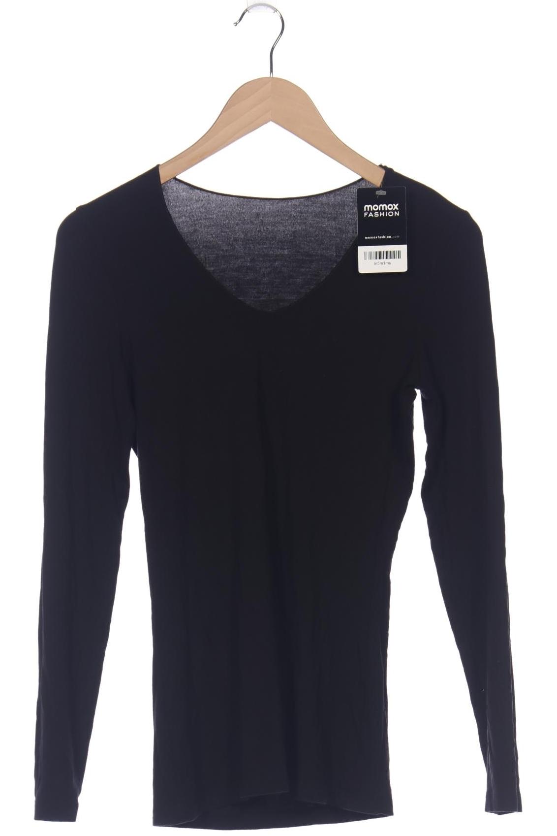 

hessnatur Damen Langarmshirt, schwarz, Gr. 34