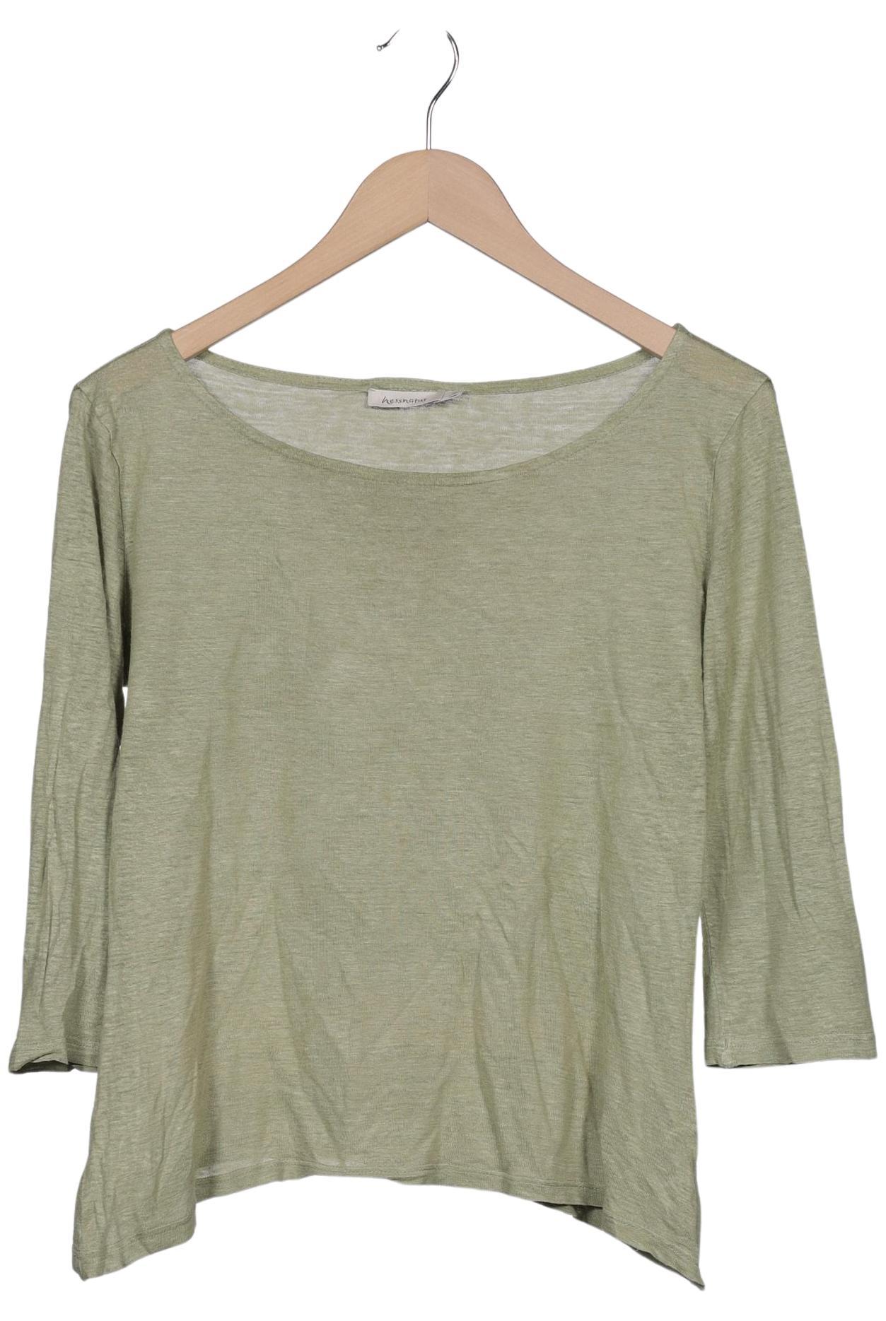 

hessnatur Damen Langarmshirt, hellgrün, Gr. 38