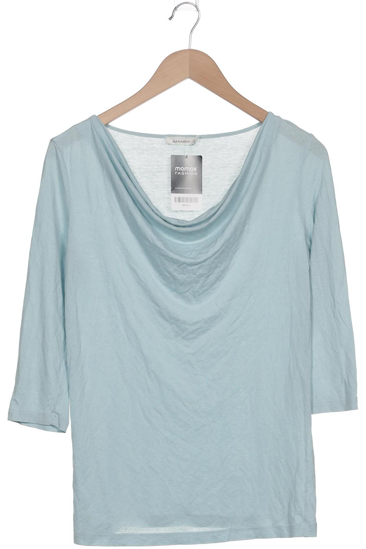 

hessnatur Damen Langarmshirt, hellblau, Gr. 40