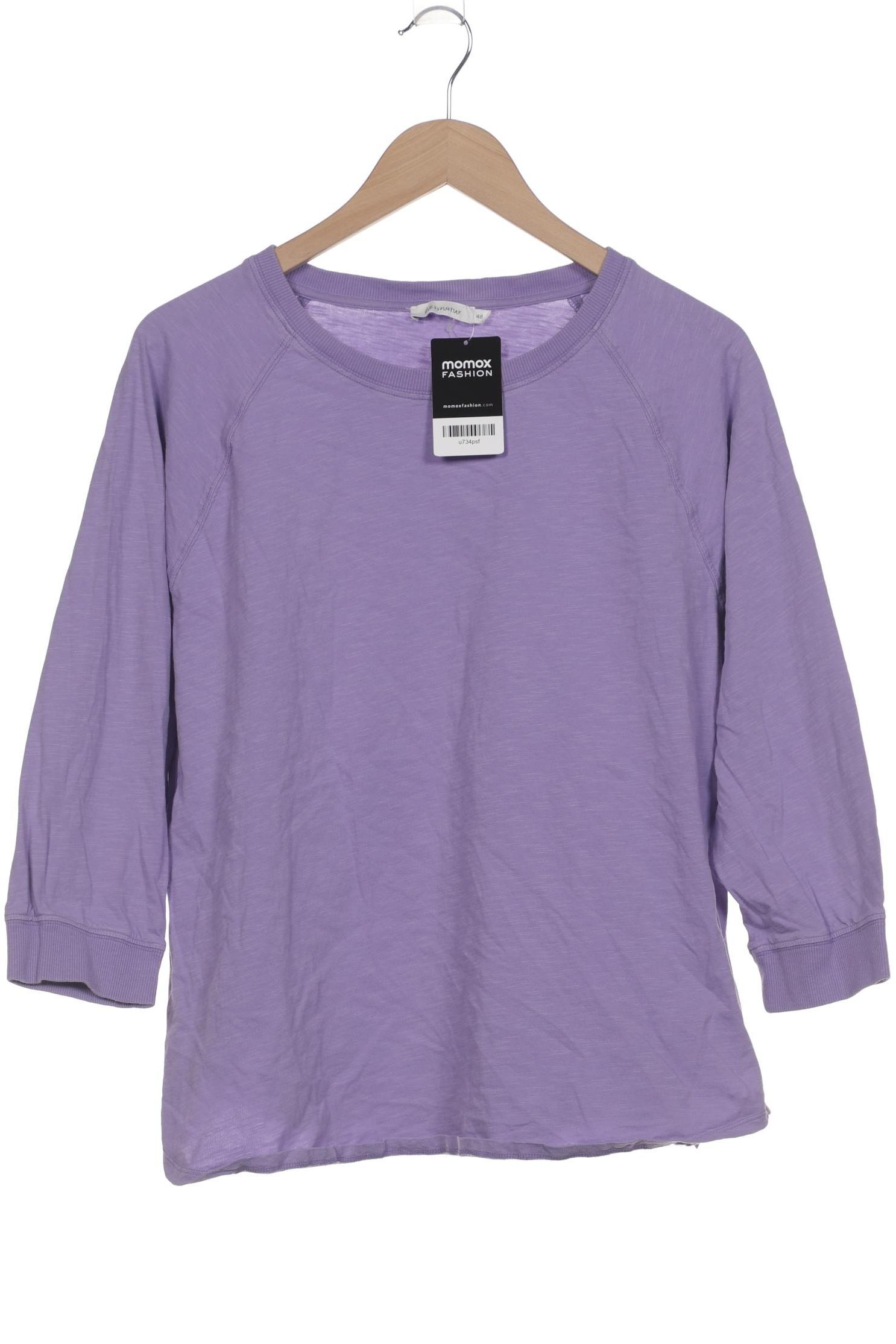 

hessnatur Damen Langarmshirt, flieder, Gr. 48