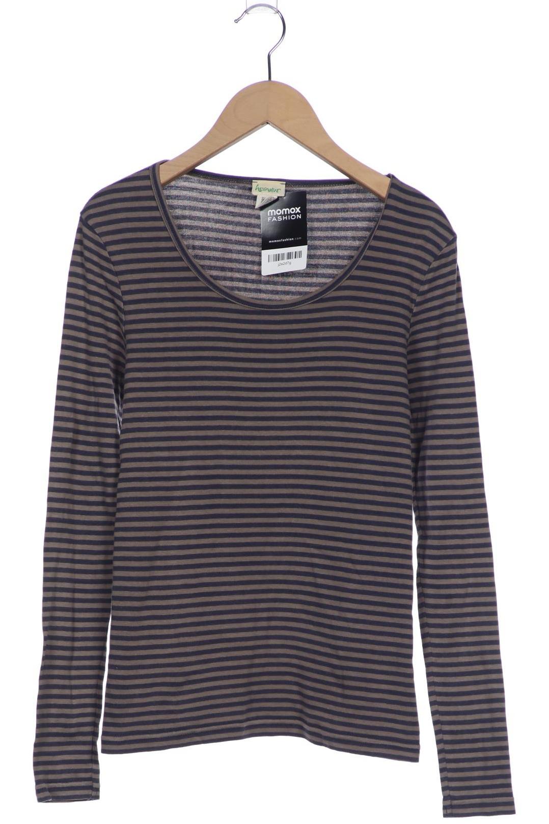 

hessnatur Damen Langarmshirt, beige, Gr. 34