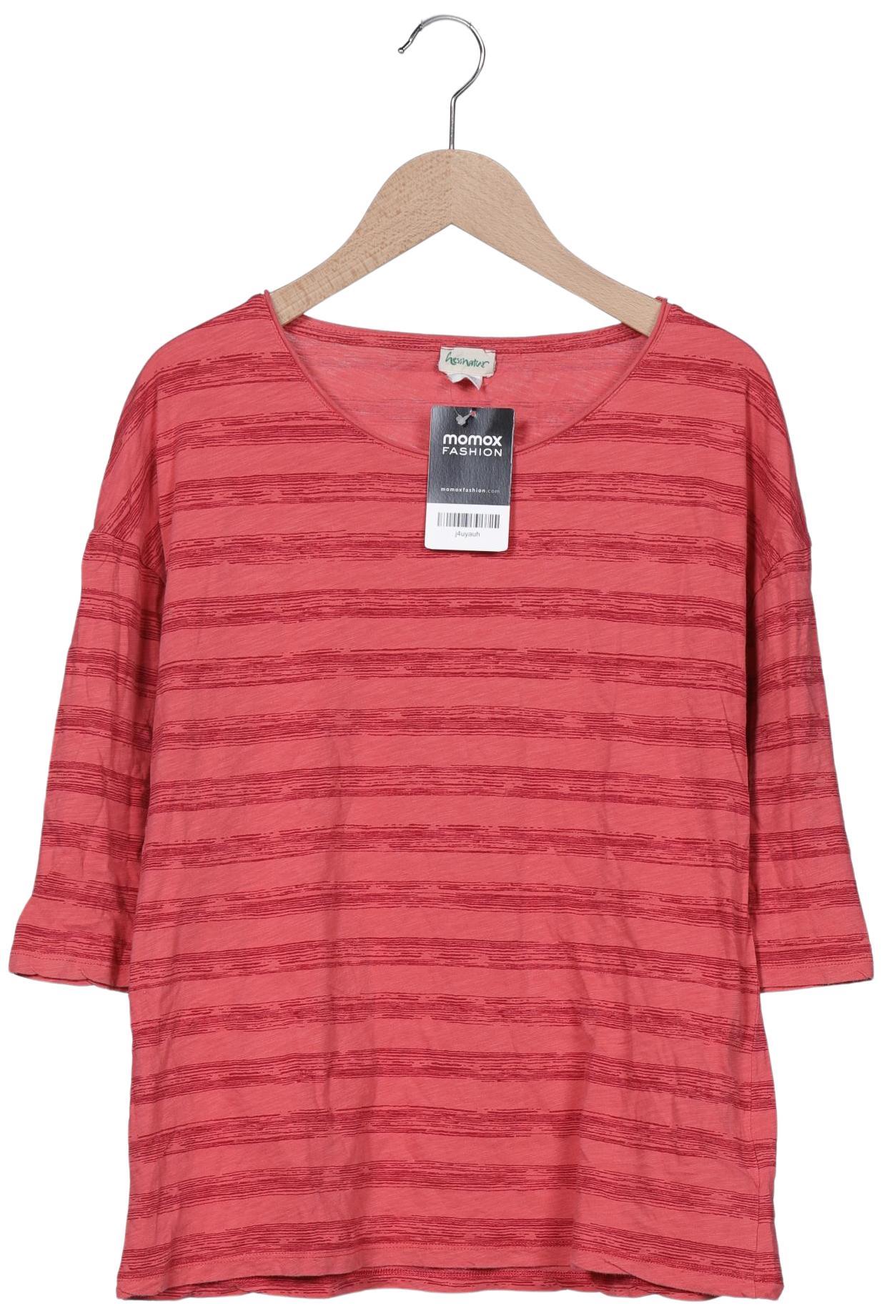 

hessnatur Damen Langarmshirt, rot, Gr. 36
