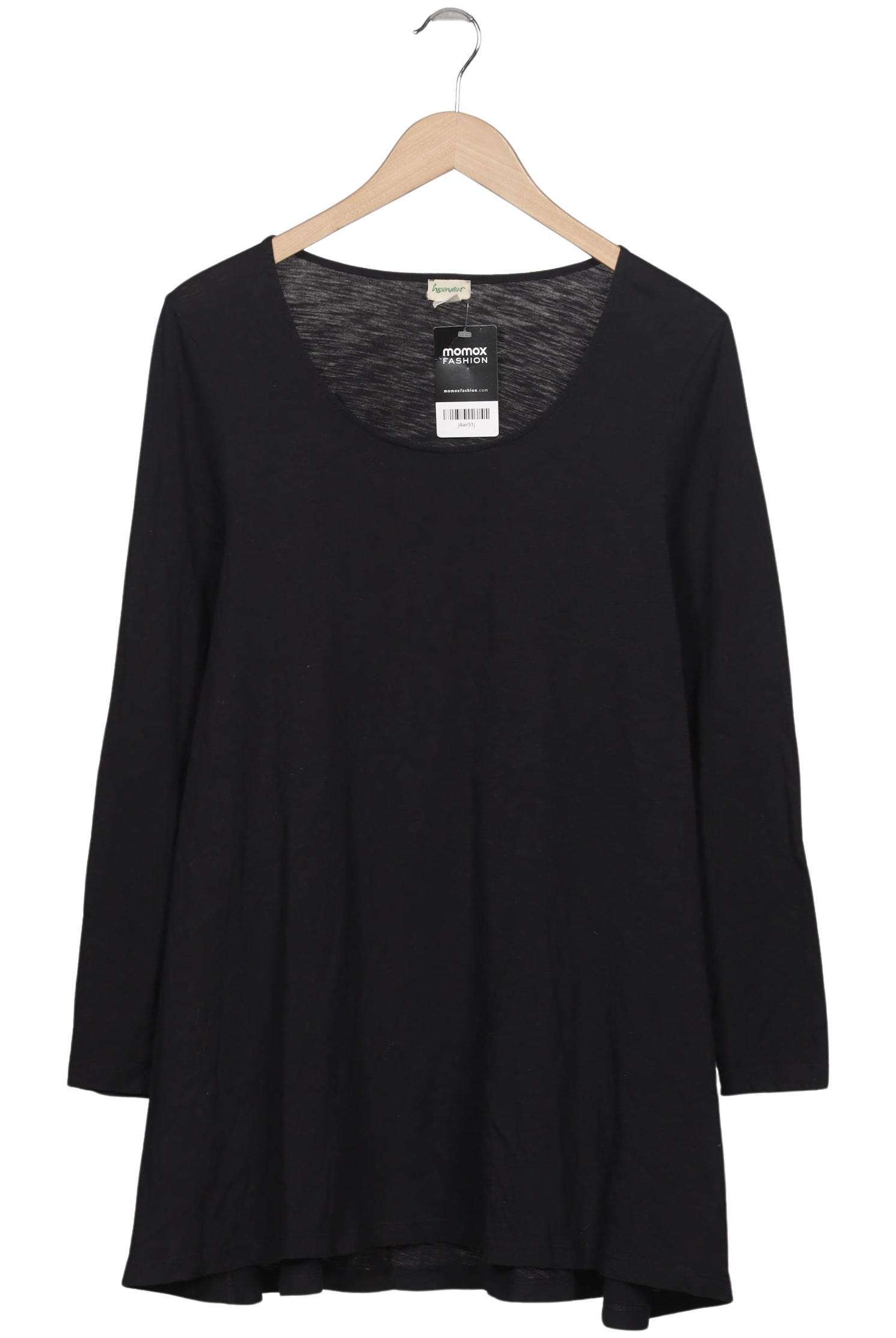 

hessnatur Damen Langarmshirt, schwarz, Gr. 40