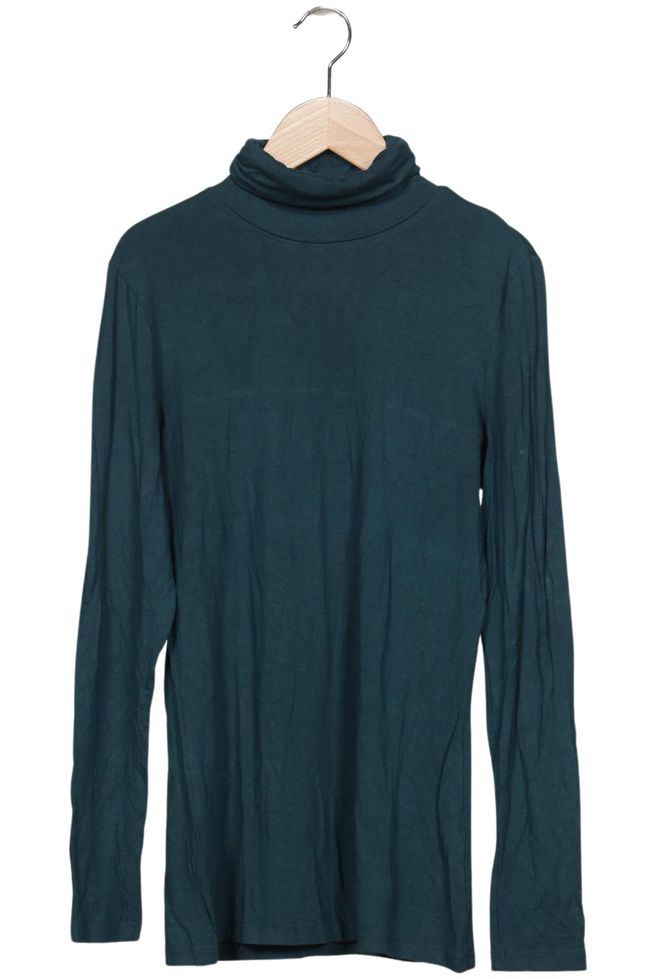 

hessnatur Damen Langarmshirt, türkis, Gr. 38