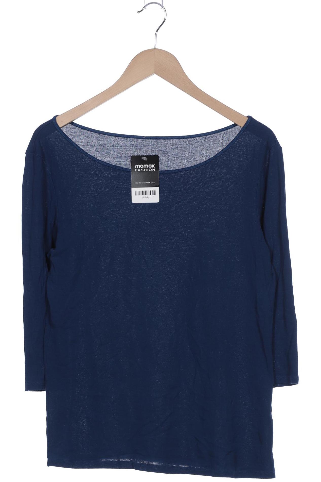 

hessnatur Damen Langarmshirt, blau, Gr. 44