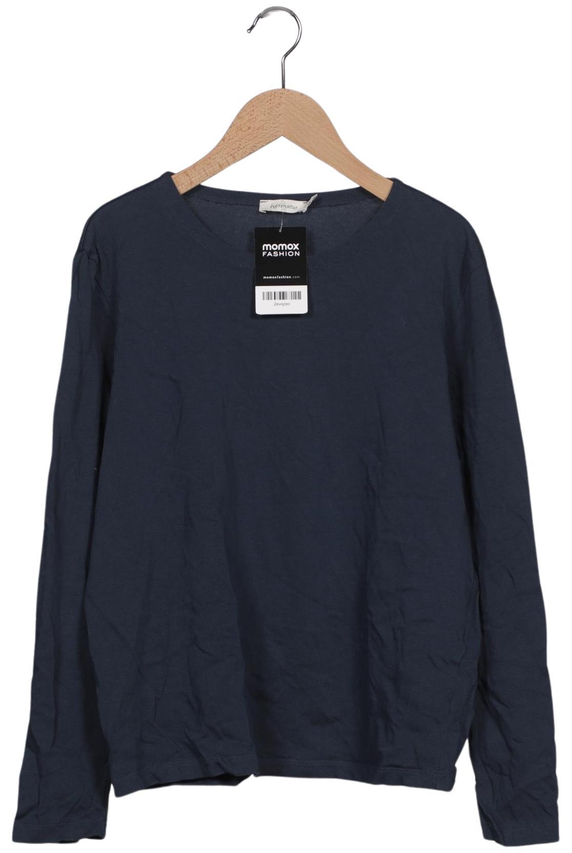 

hessnatur Damen Langarmshirt, marineblau, Gr. 40