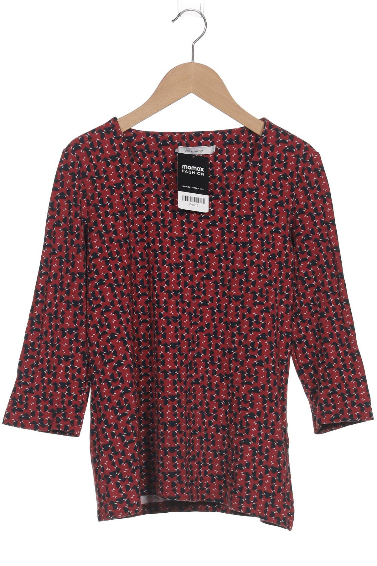 

hessnatur Damen Langarmshirt, rot, Gr. 38