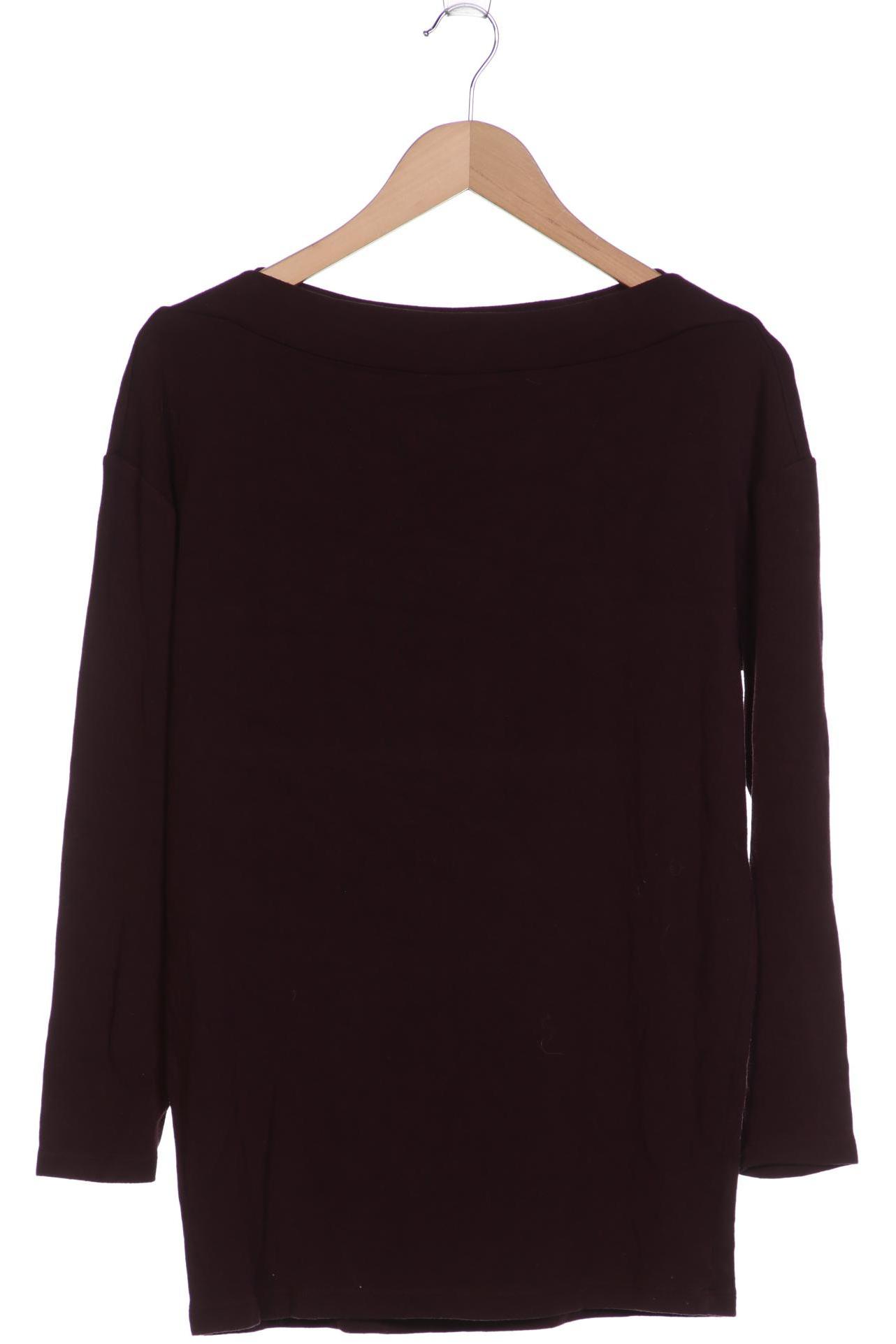 

hessnatur Damen Langarmshirt, bordeaux, Gr. 38