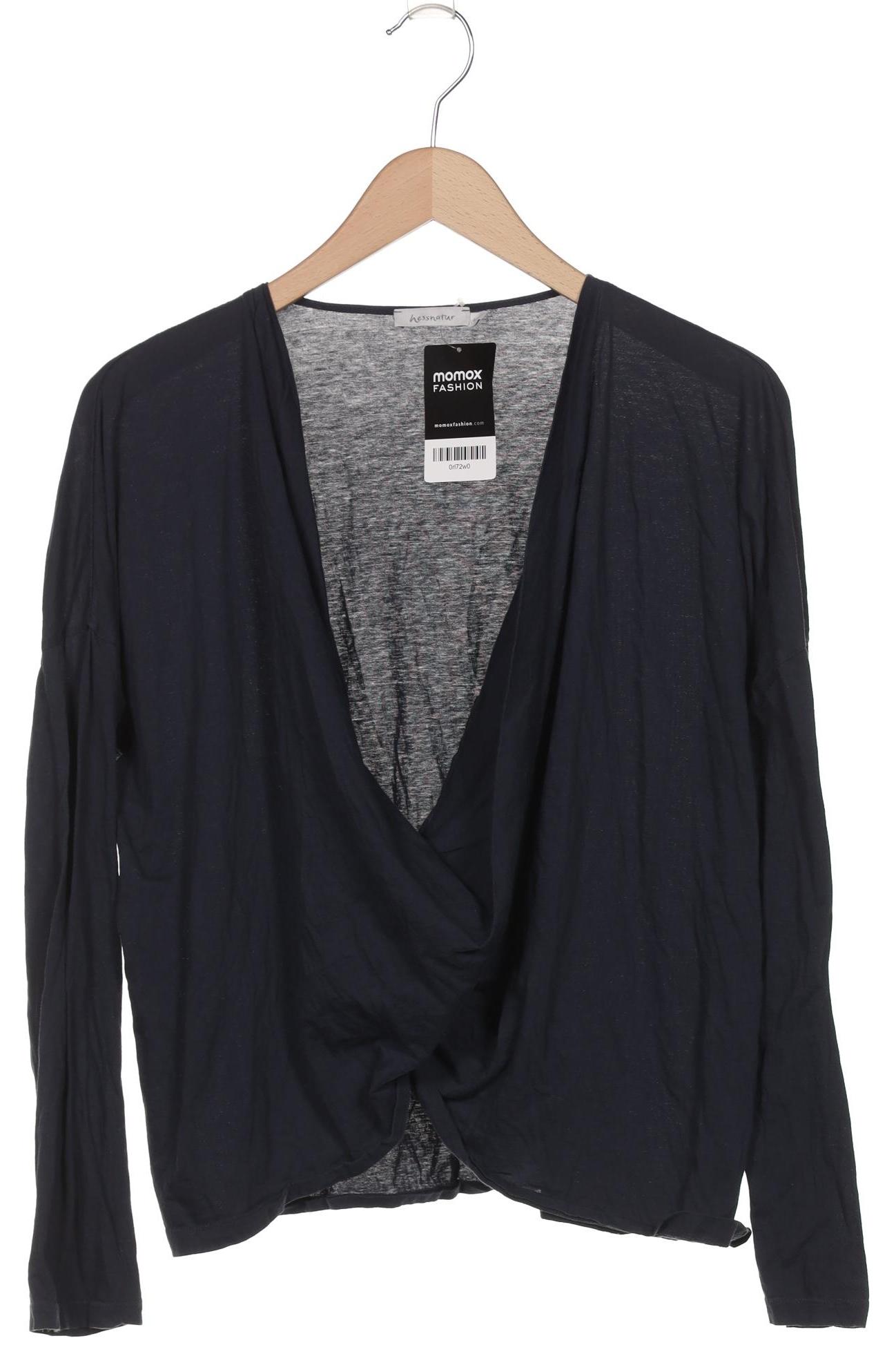 

hessnatur Damen Langarmshirt, marineblau, Gr. 48