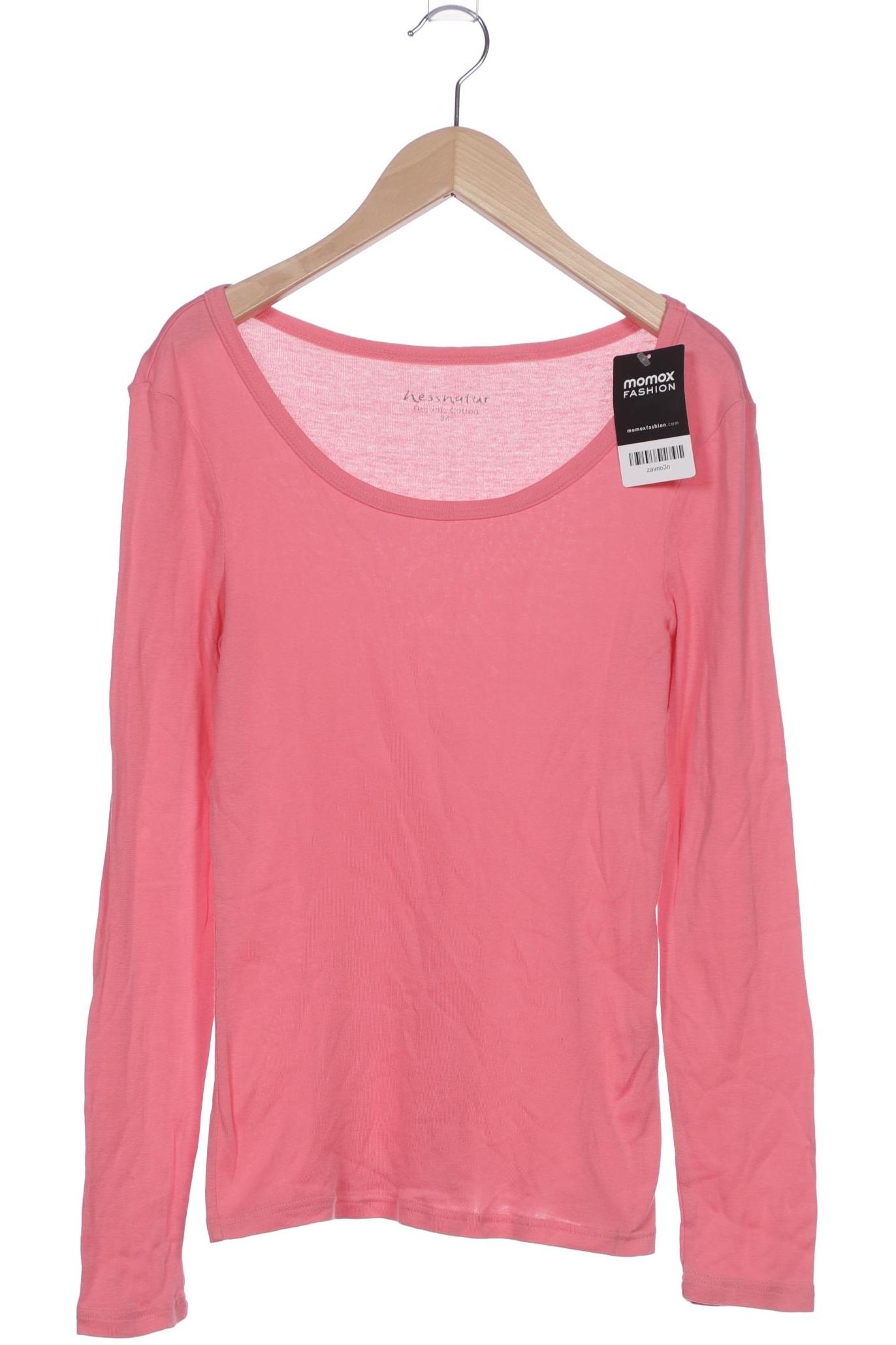 

hessnatur Damen Langarmshirt, pink, Gr. 34