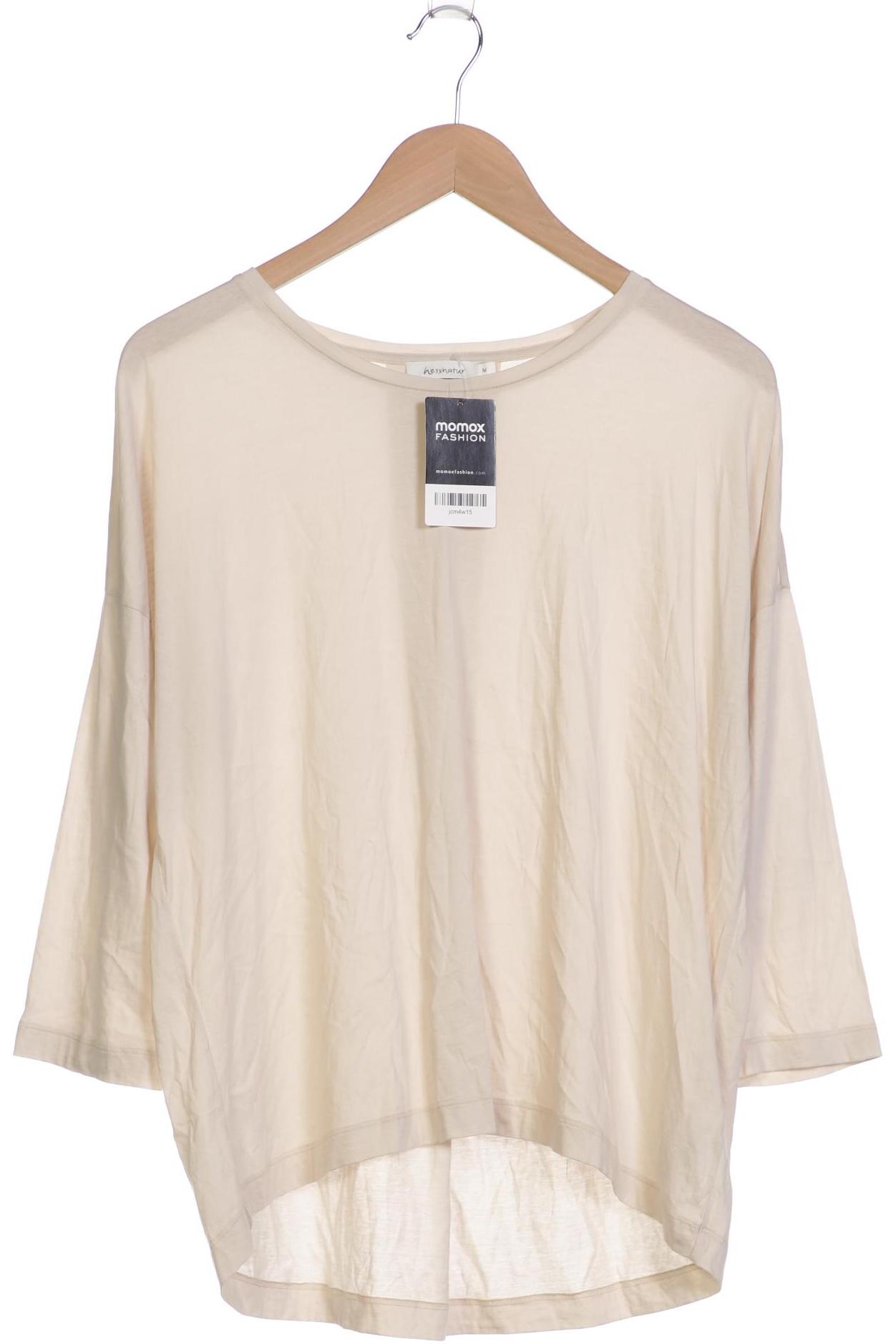 

hessnatur Damen Langarmshirt, beige, Gr. 38