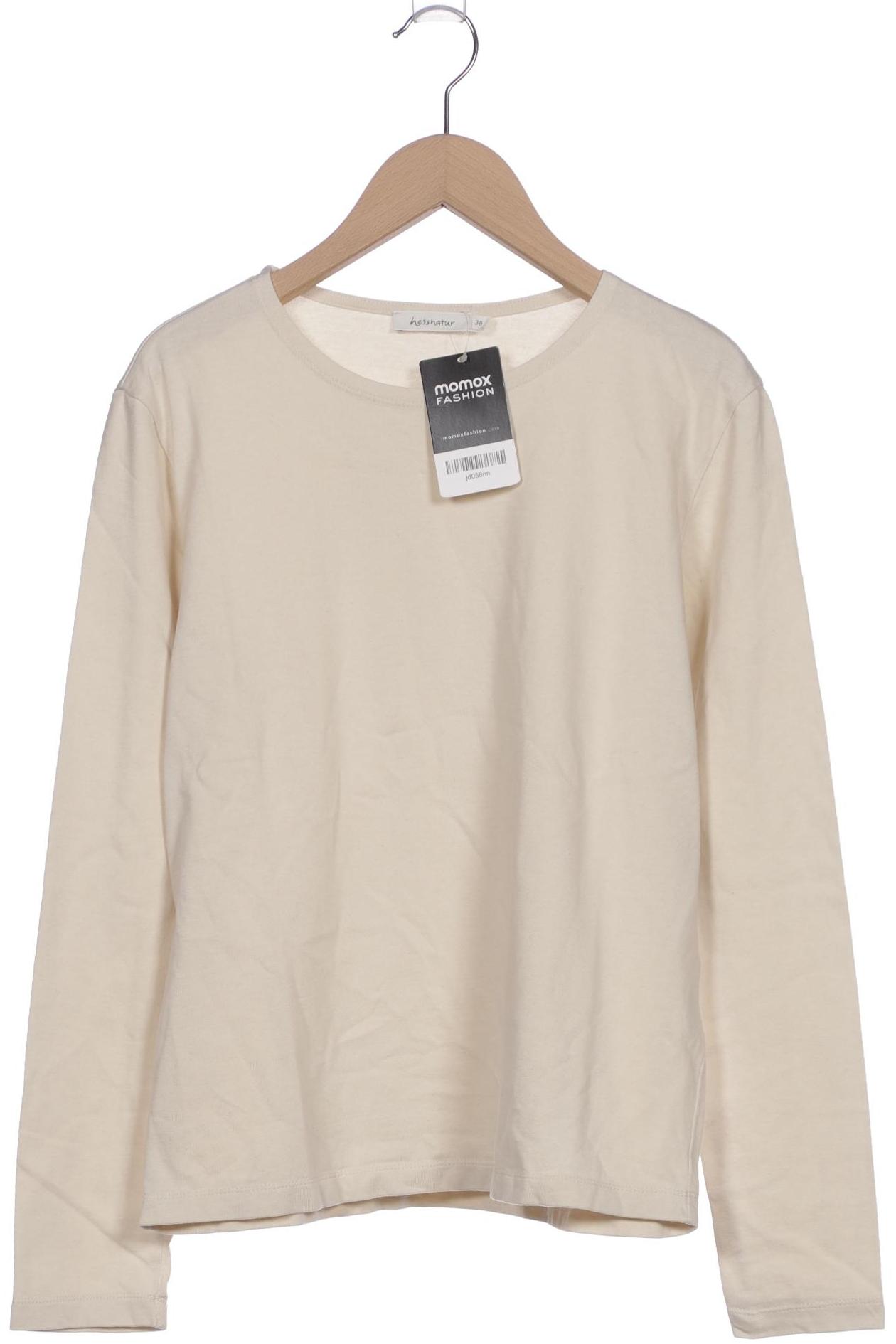 

hessnatur Damen Langarmshirt, cremeweiß, Gr. 38
