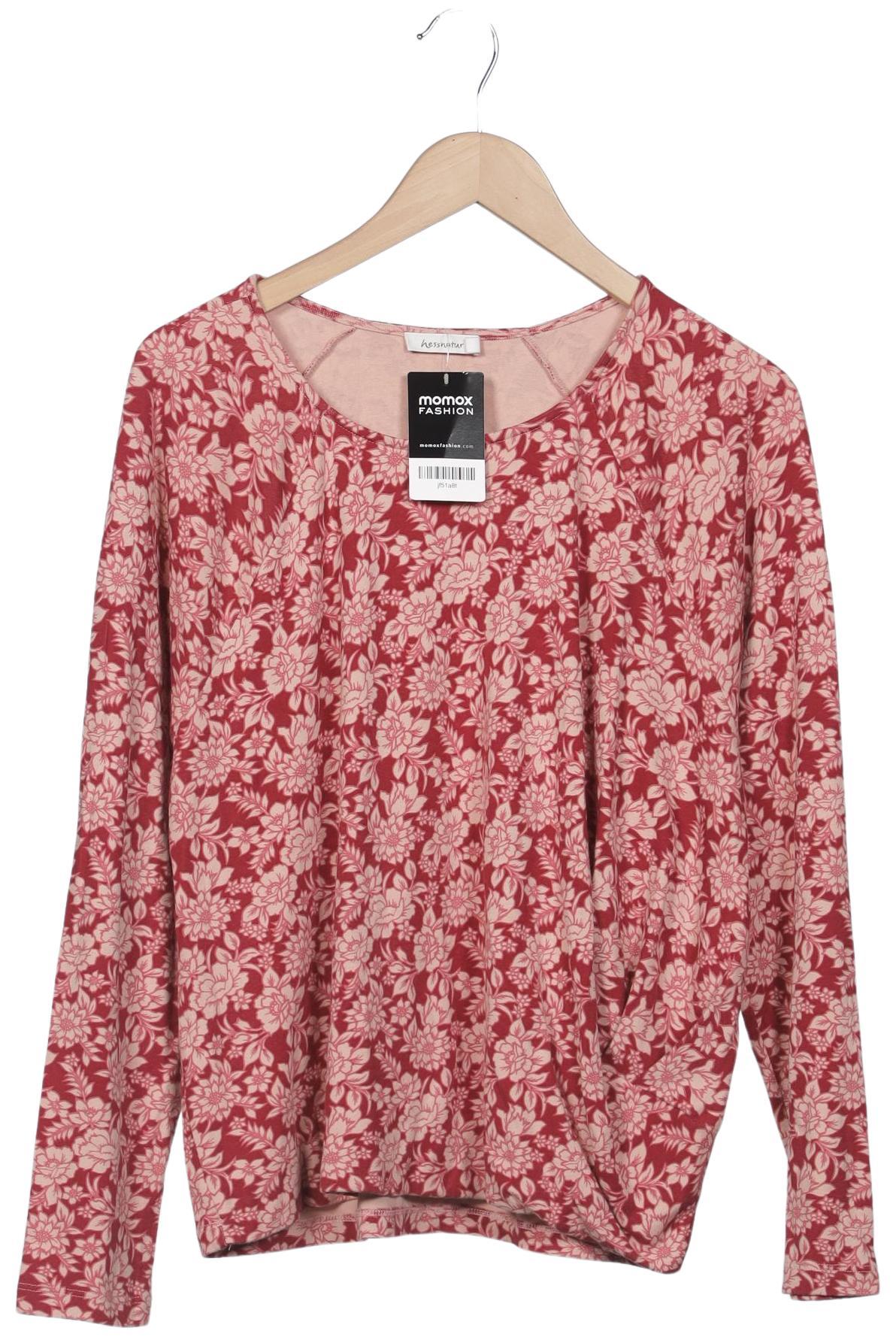 

hessnatur Damen Langarmshirt, rot, Gr. 42