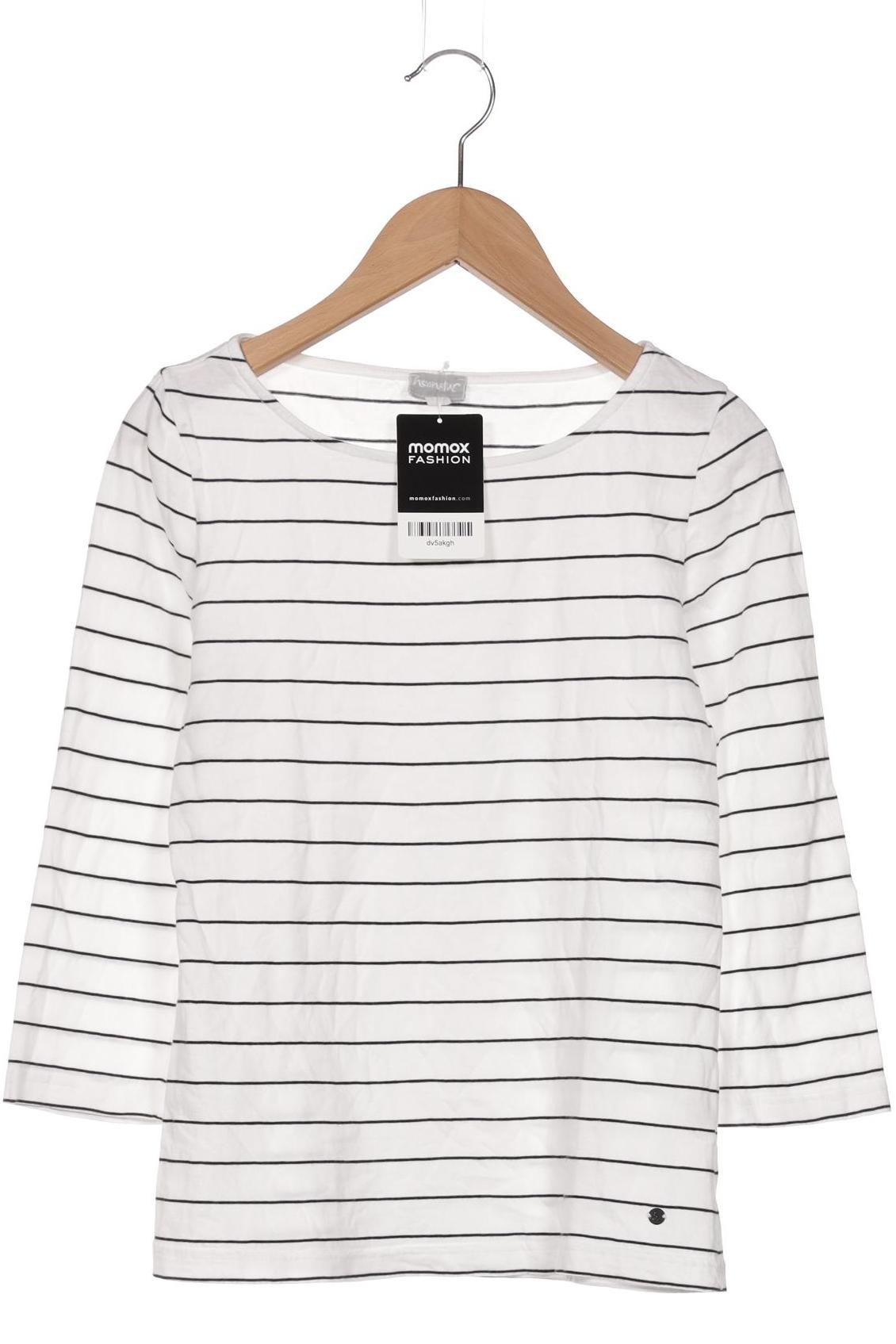 

hessnatur Damen Langarmshirt, weiß, Gr. 34