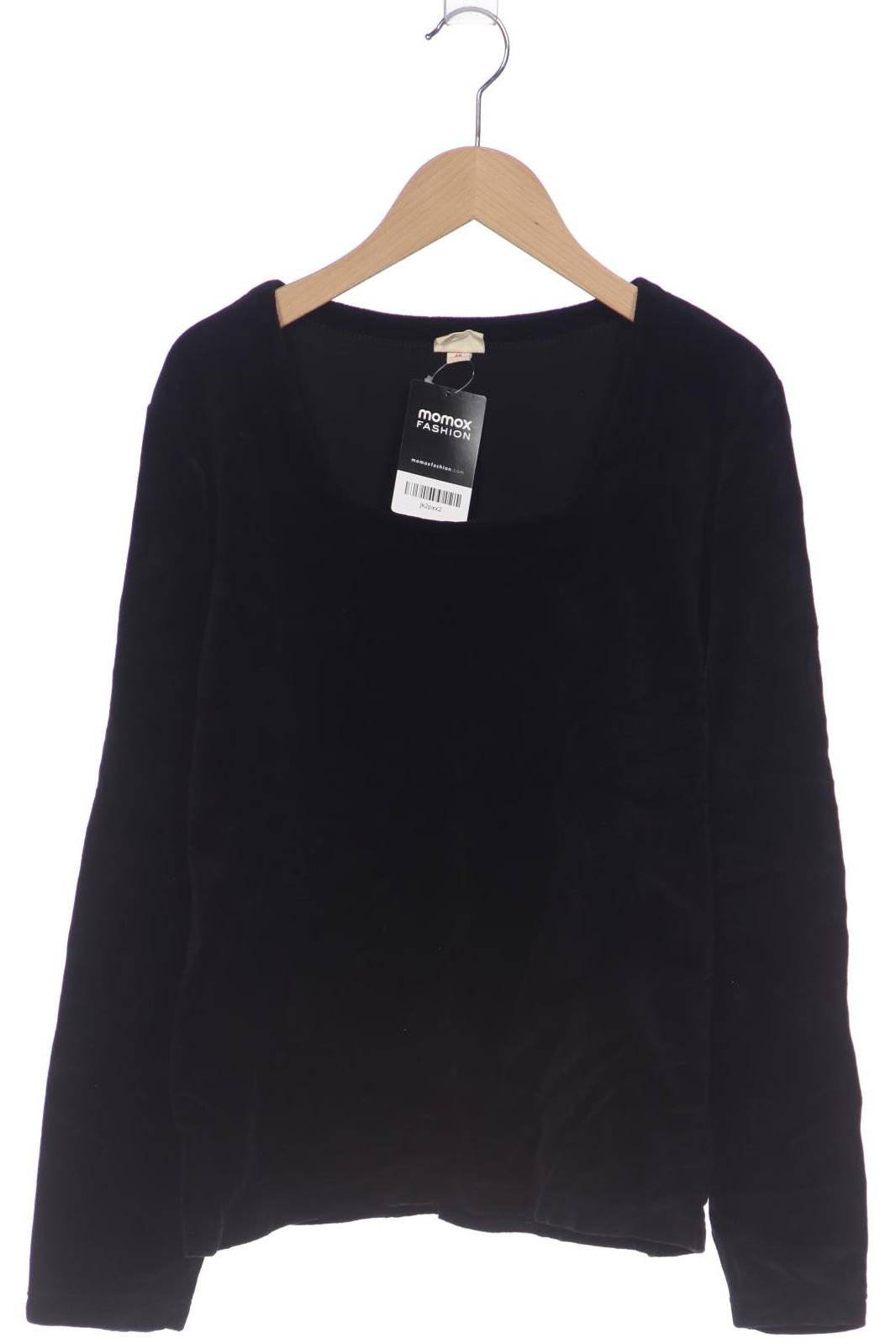 

hessnatur Damen Langarmshirt, schwarz, Gr. 40