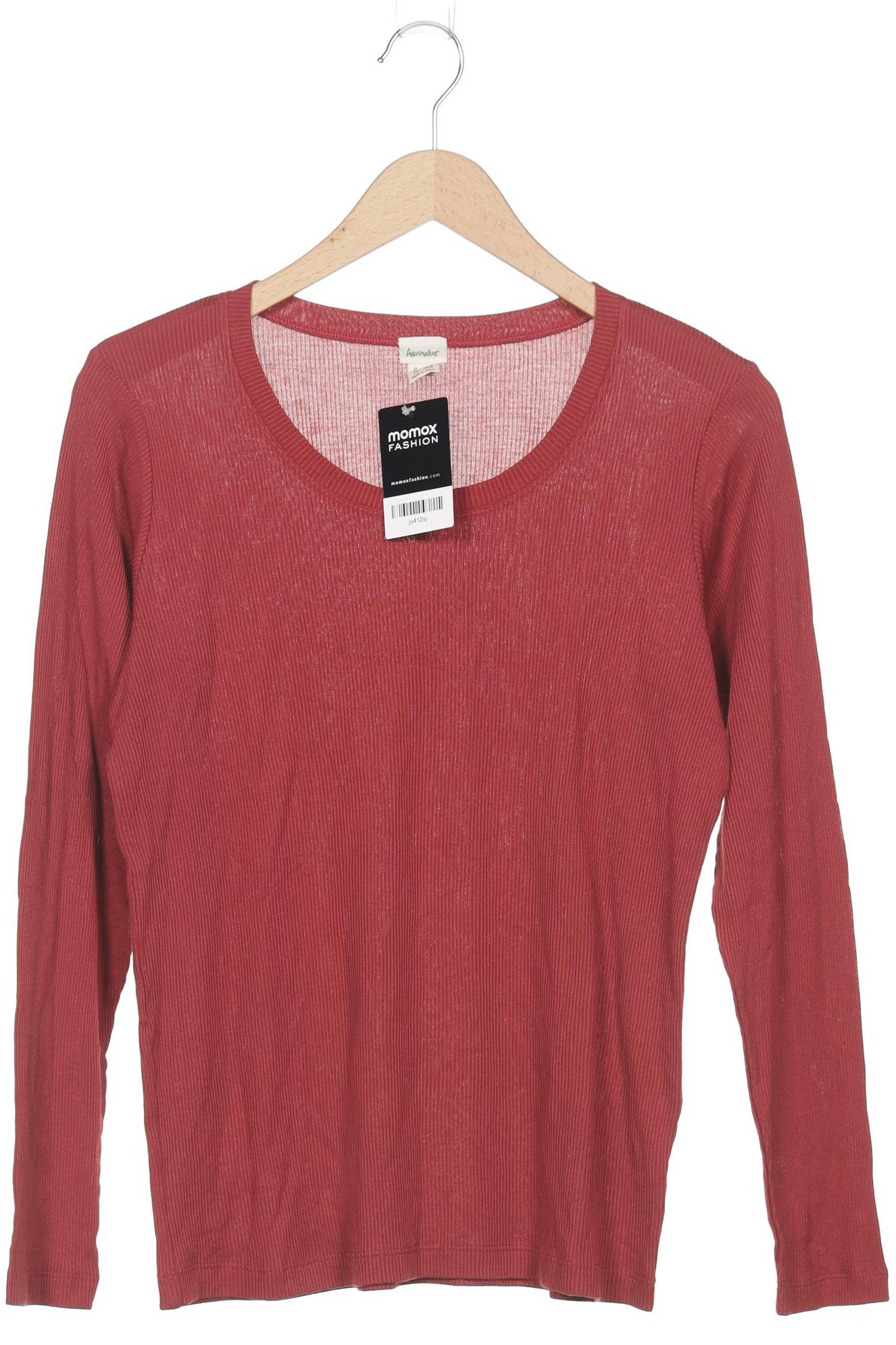 

hessnatur Damen Langarmshirt, rot, Gr. 40