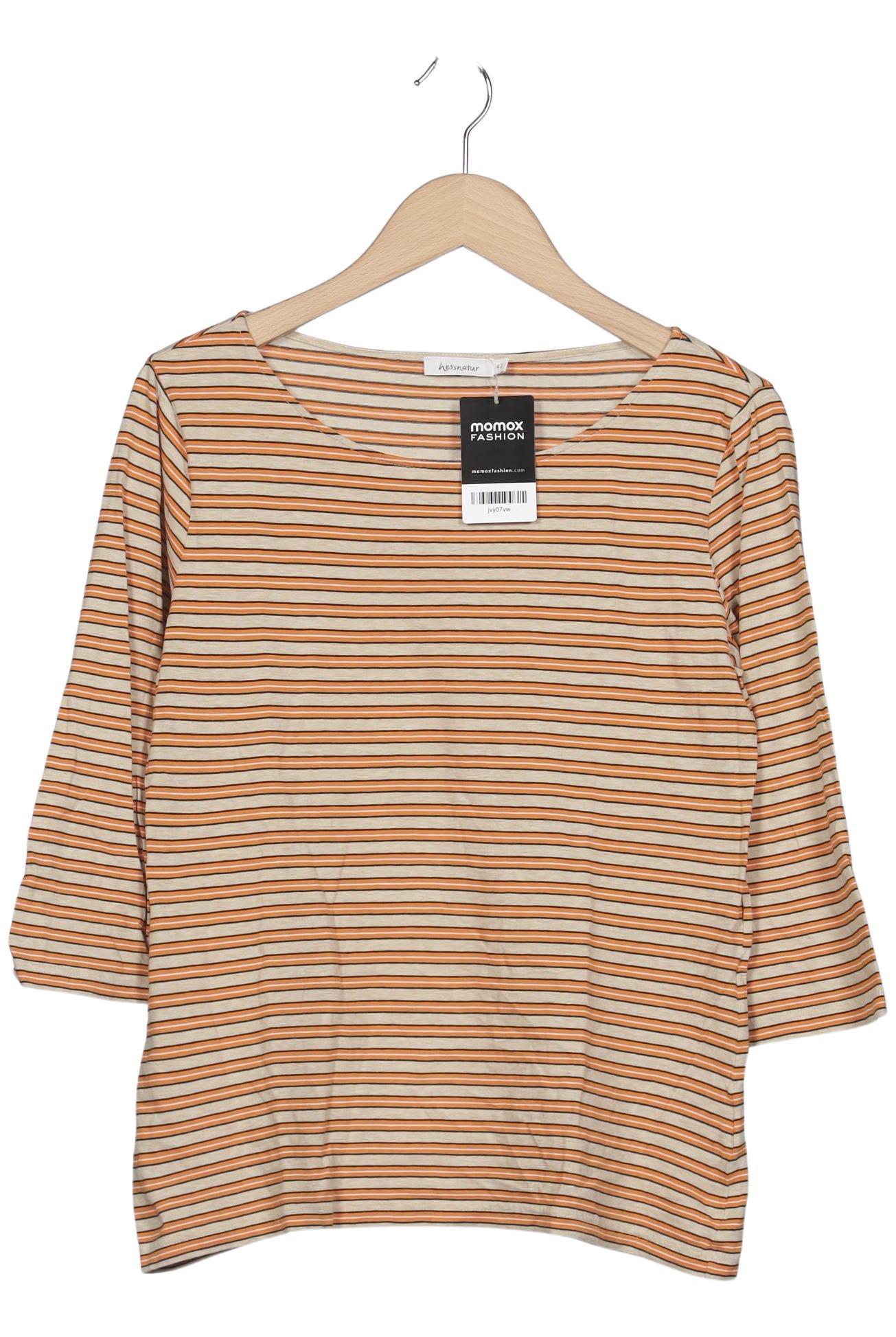 

hessnatur Damen Langarmshirt, mehrfarbig, Gr. 42