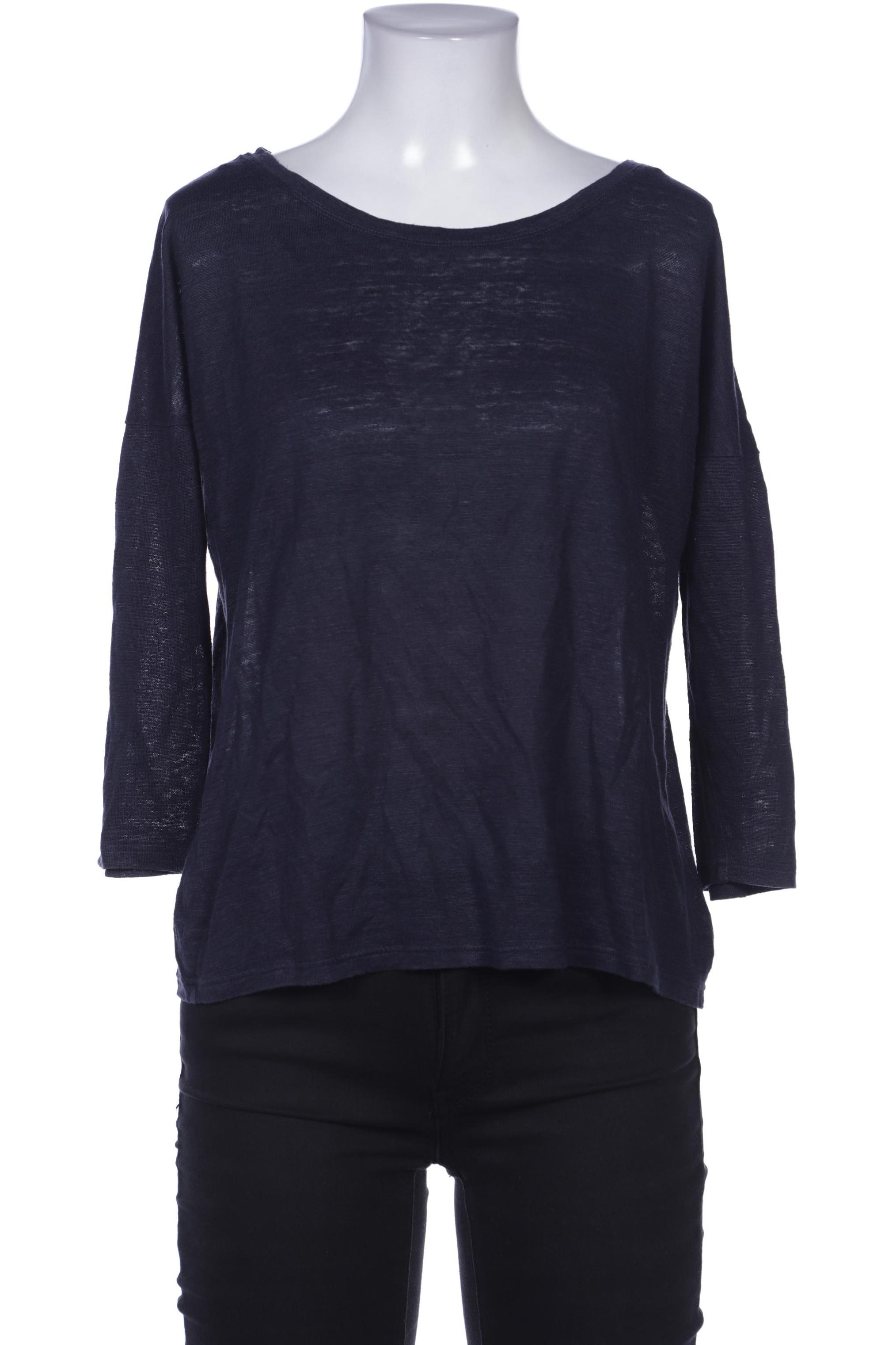 

hessnatur Damen Langarmshirt, marineblau, Gr. 36