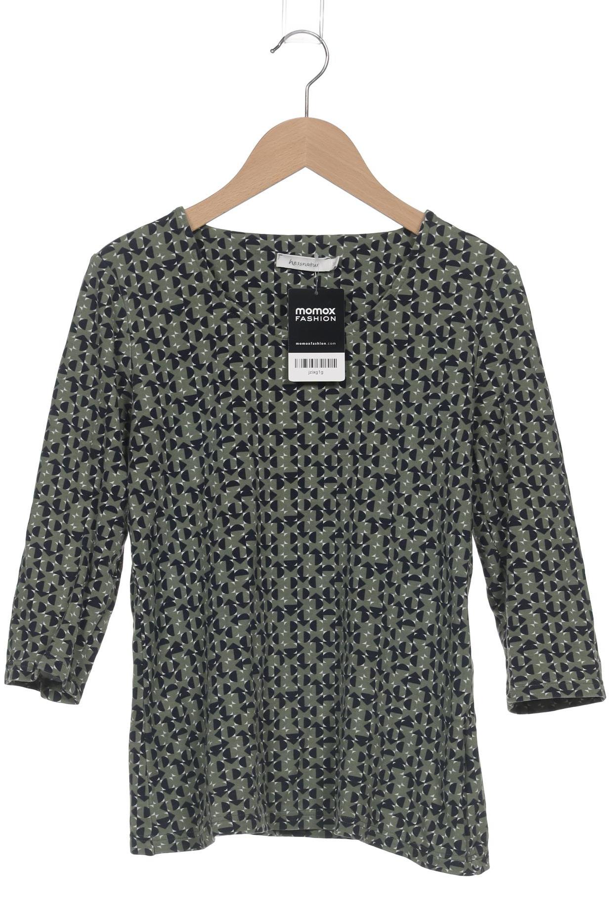 

hessnatur Damen Langarmshirt, grün, Gr. 38