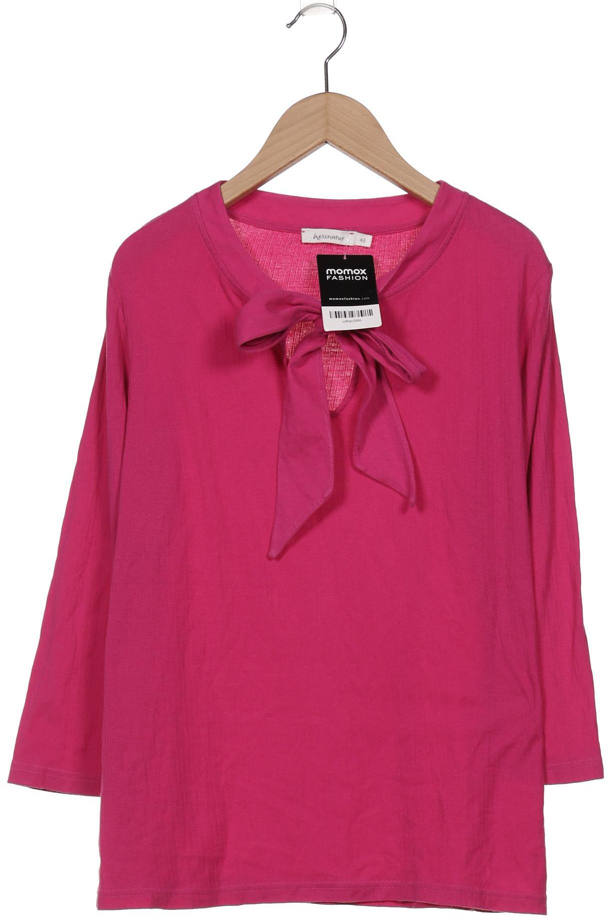 

hessnatur Damen Langarmshirt, pink, Gr. 42