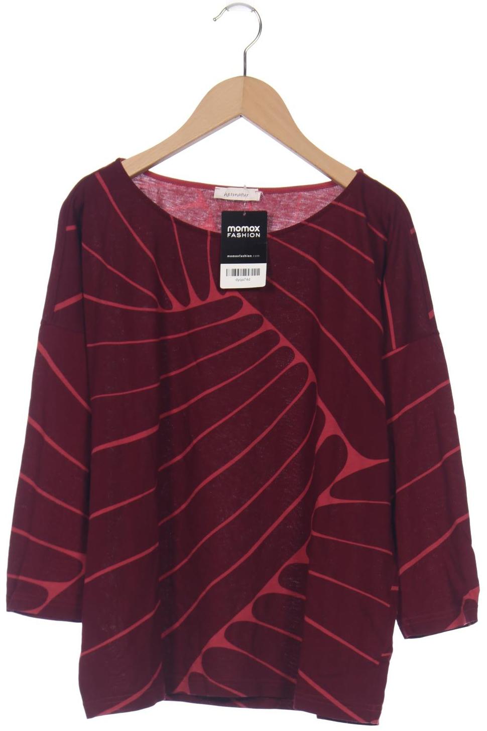 

hessnatur Damen Langarmshirt, bordeaux, Gr. 38