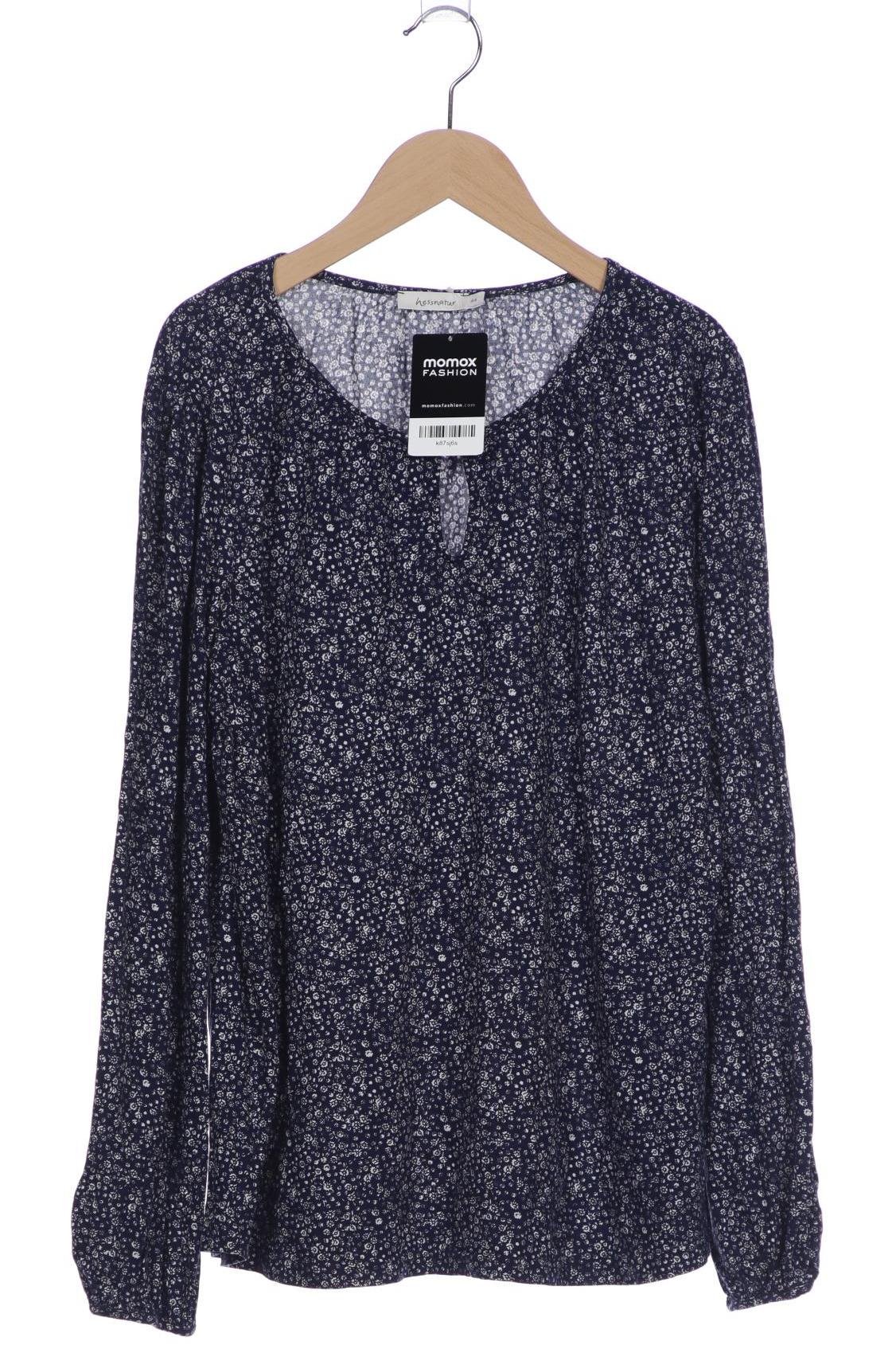 

hessnatur Damen Langarmshirt, marineblau, Gr. 44