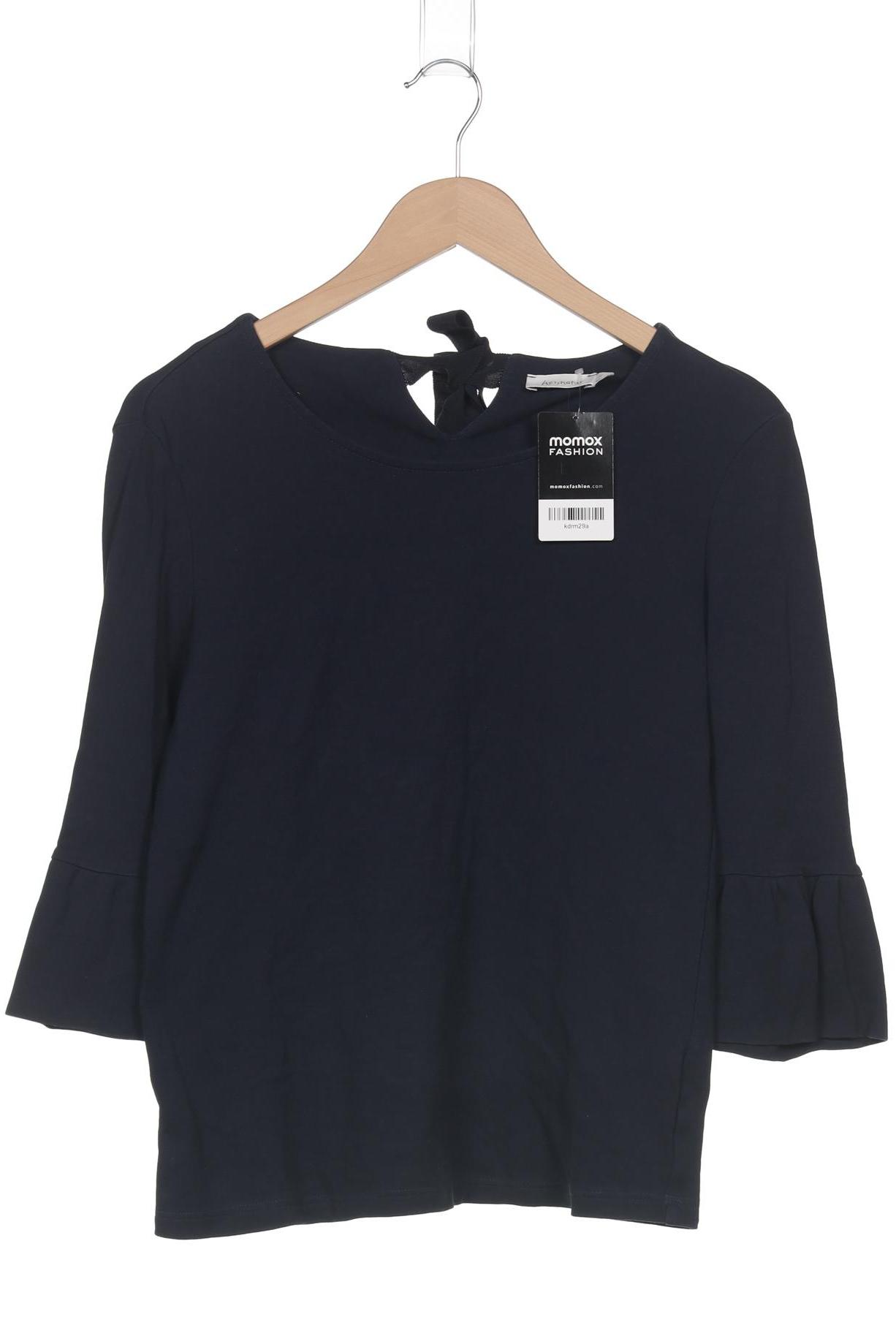

hessnatur Damen Langarmshirt, marineblau, Gr. 38